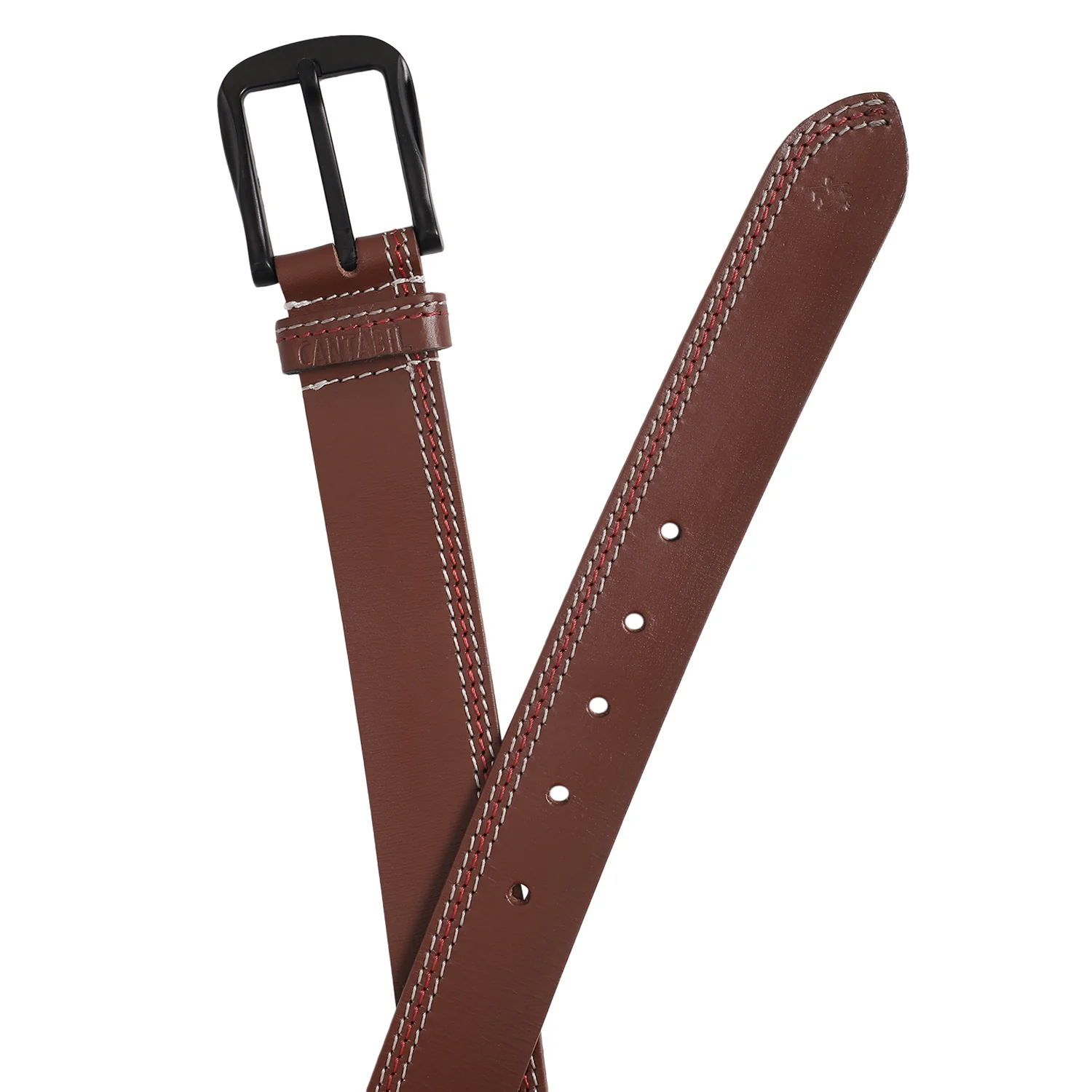 Men's Tan Casual Single Side Belt - Image 5