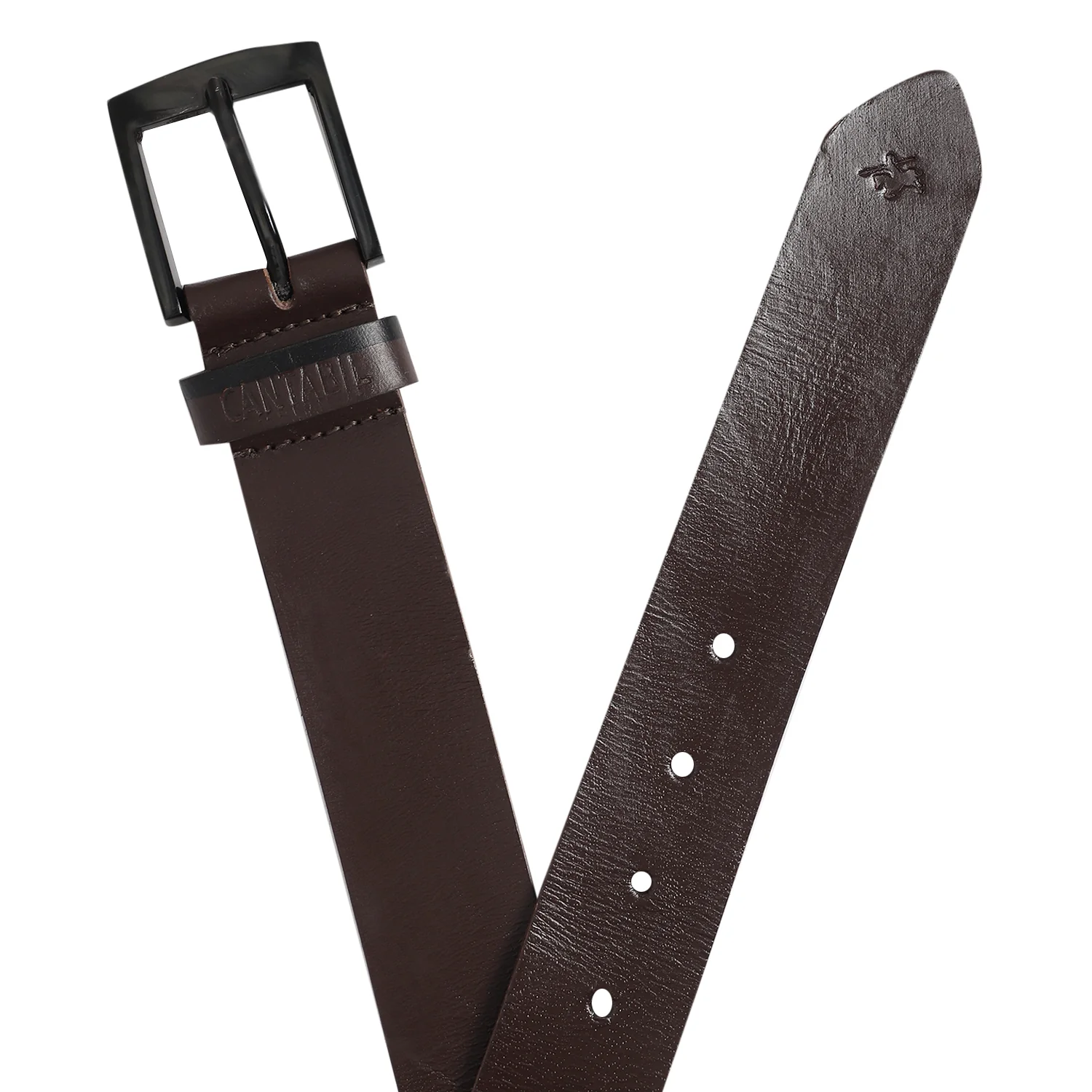 Men's Tan Casual Single Side Belt - Image 5
