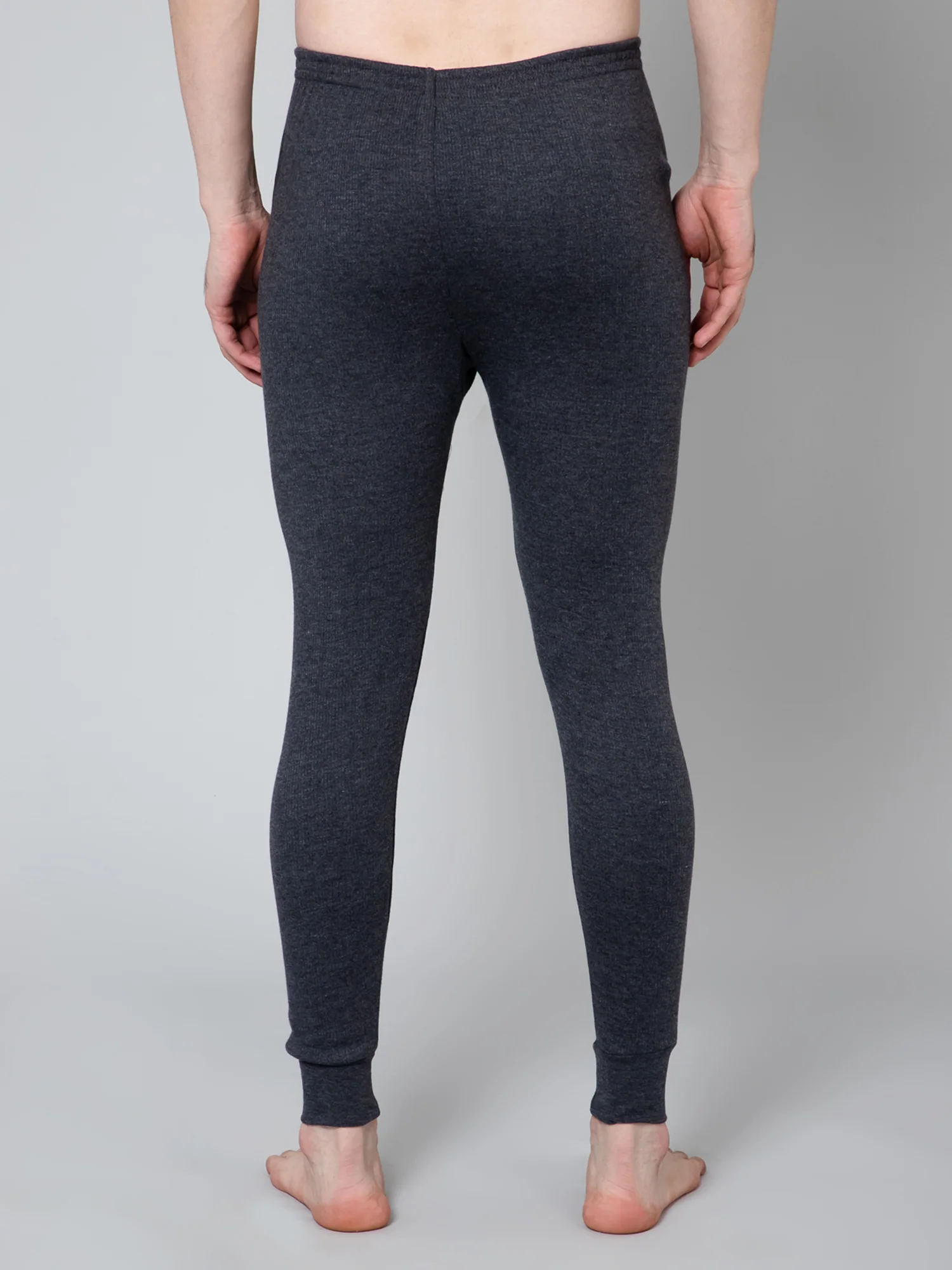 Men Anthra Melange Thermal Trouser - Image 4