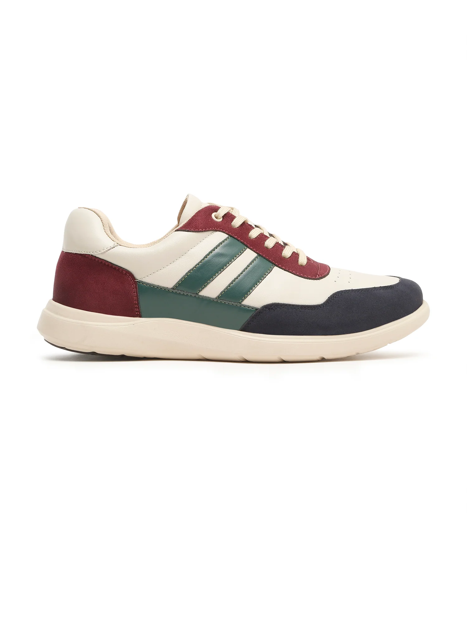 Casual Sneaker Shoes for Men | Lightweight & Comfortable with Cushioned Insole Polyurethane (PU) Upper Thermoplastic Polyurethane Sole Lace Up Closure