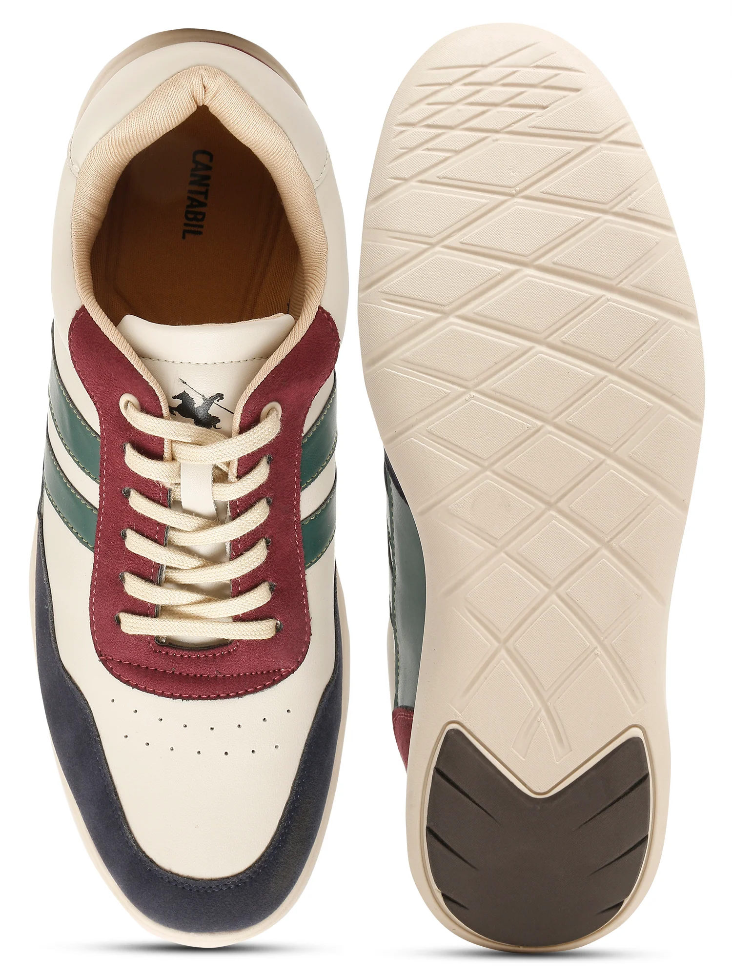 Casual Sneaker Shoes for Men | Lightweight & Comfortable with Cushioned Insole Polyurethane (PU) Upper Thermoplastic Polyurethane Sole Lace Up Closure - Image 4