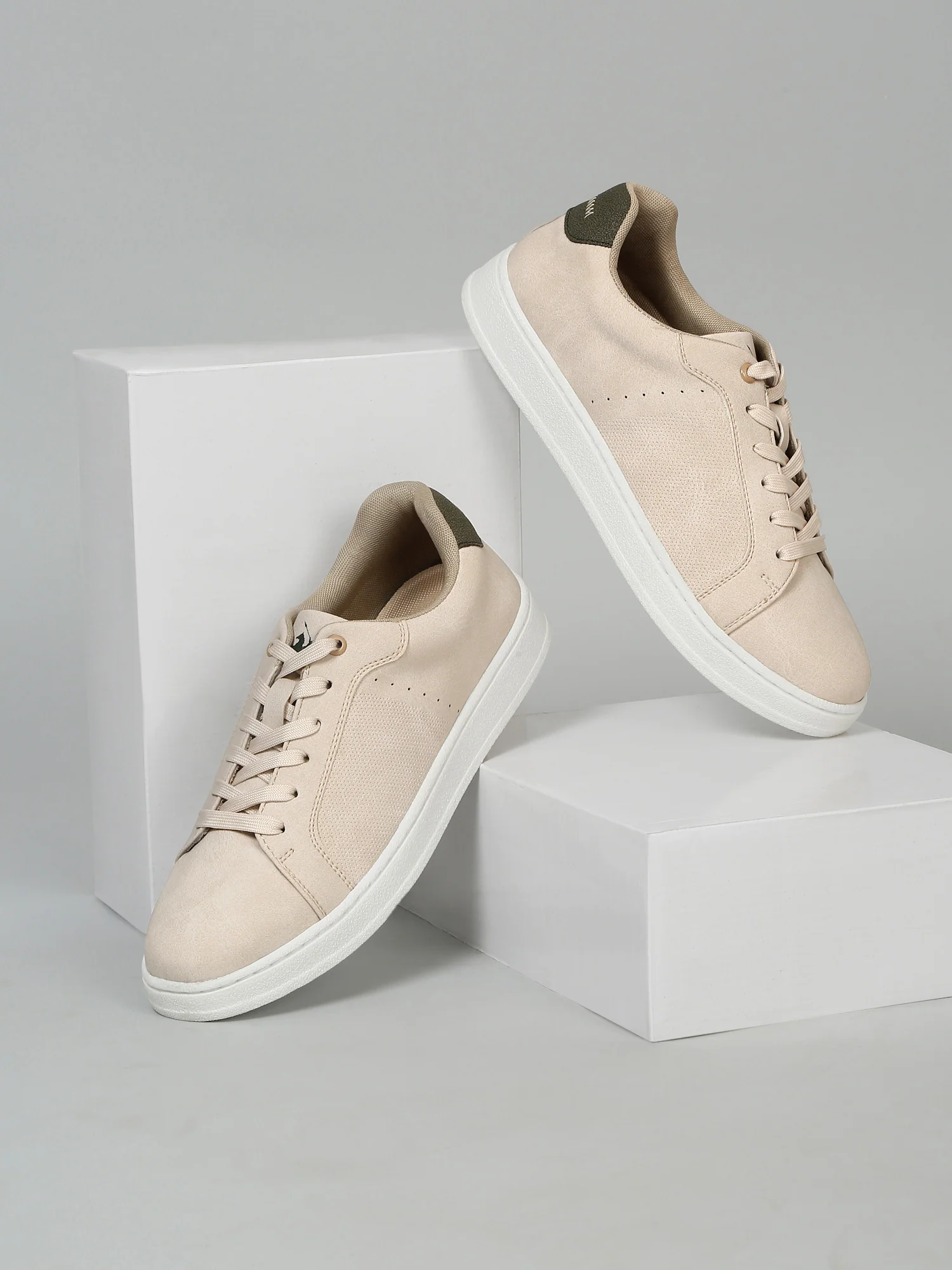 Casual Sneaker Shoes for Men | Lightweight & Comfortable with Cushioned Insole Polyurethane (PU) Upper Thermoplastic Polyurethane Sole Lace Up Closure - Image 2
