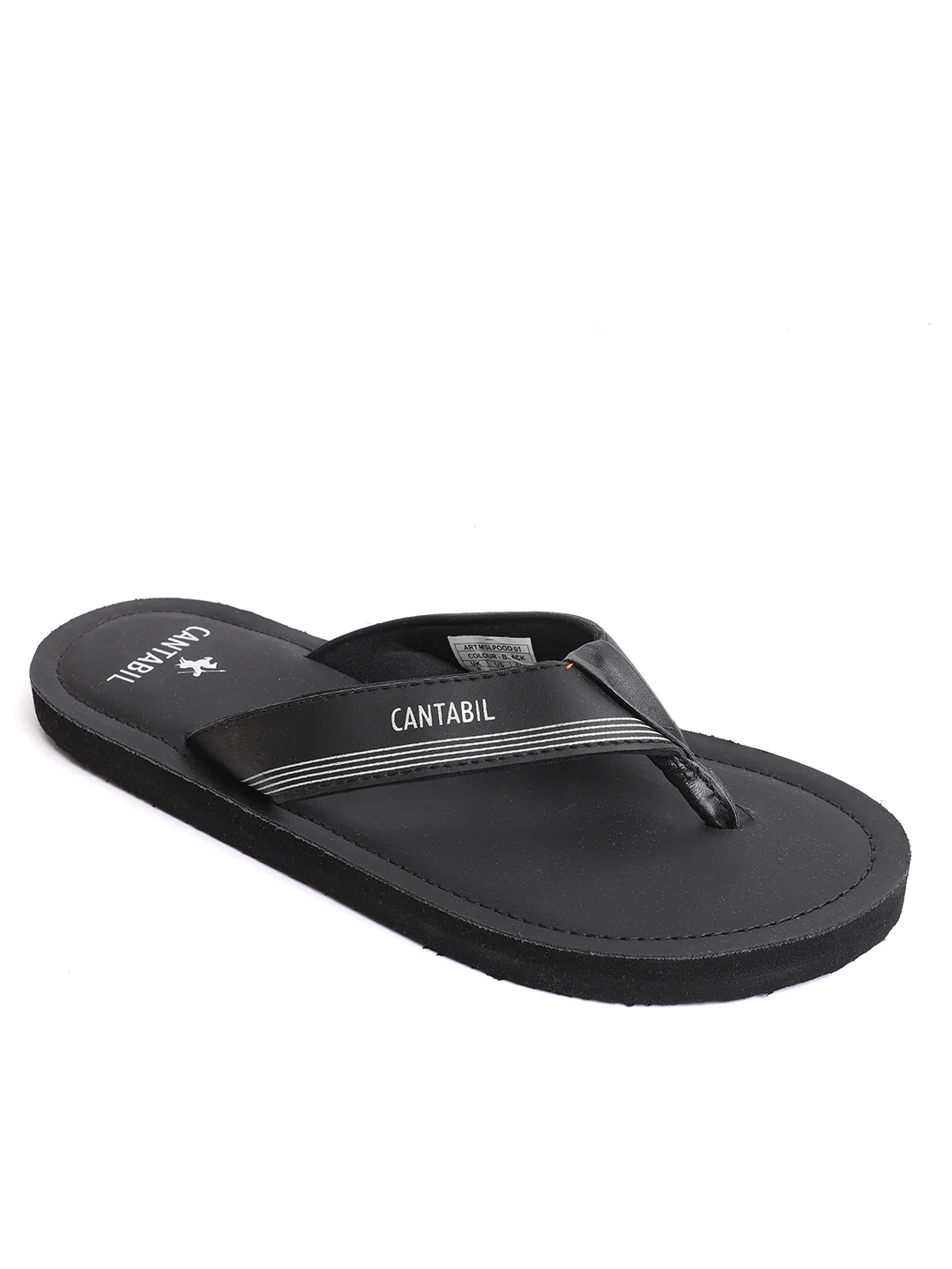 Casual Flip Flop for Men | Lightweight & Comfortable with Cushioned Insole PU Upper Rubber Sole Slip on Closure. - Image 2