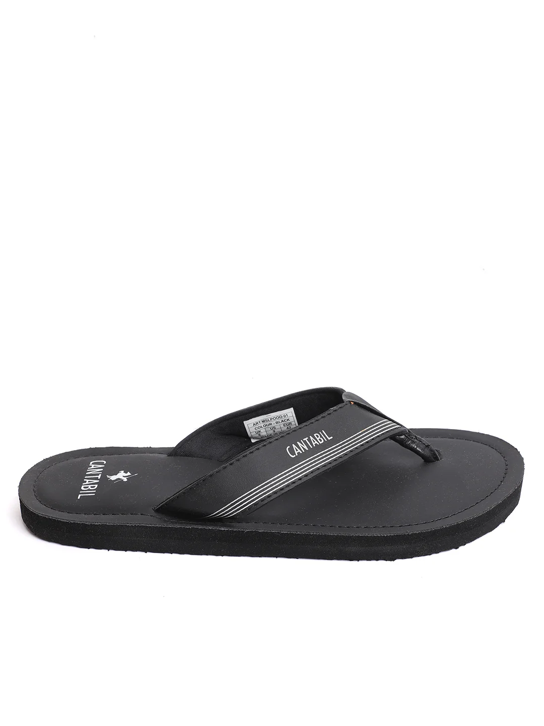 Casual Flip Flop for Men | Lightweight & Comfortable with Cushioned Insole PU Upper Rubber Sole Slip on Closure. - Image 3
