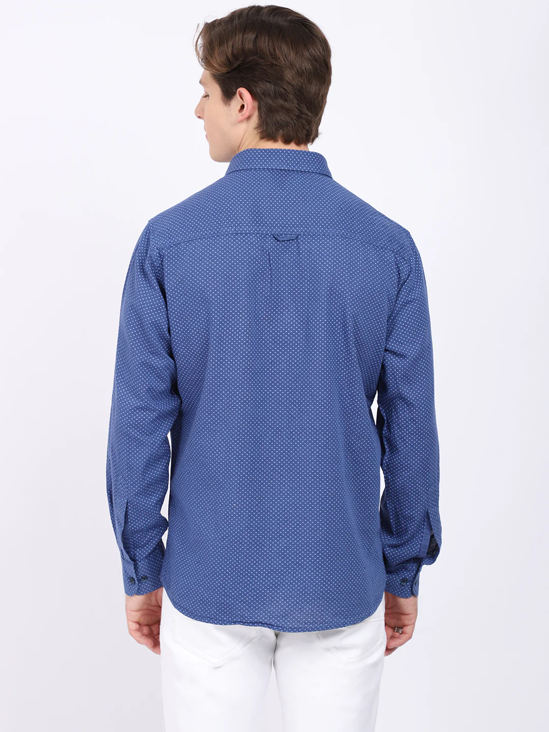 Casual Shirt for Men | Breathable & Soft with Color Fastness Regular Fit Spread Collar Neck Cotton Fabric Printed Pattern - Image 2