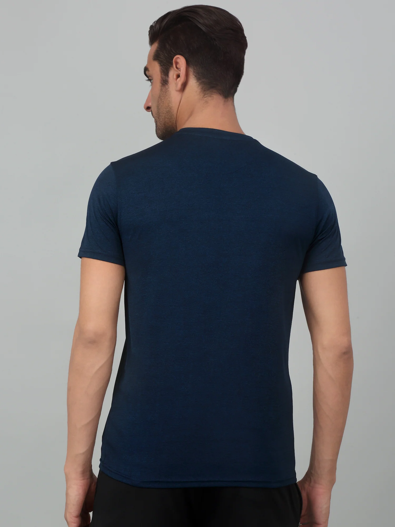 T-Shirt for Men | Breathable & Soft with Color Fastness Regular Fit Round Neck Polyester Fabric Printed Pattern - Image 2