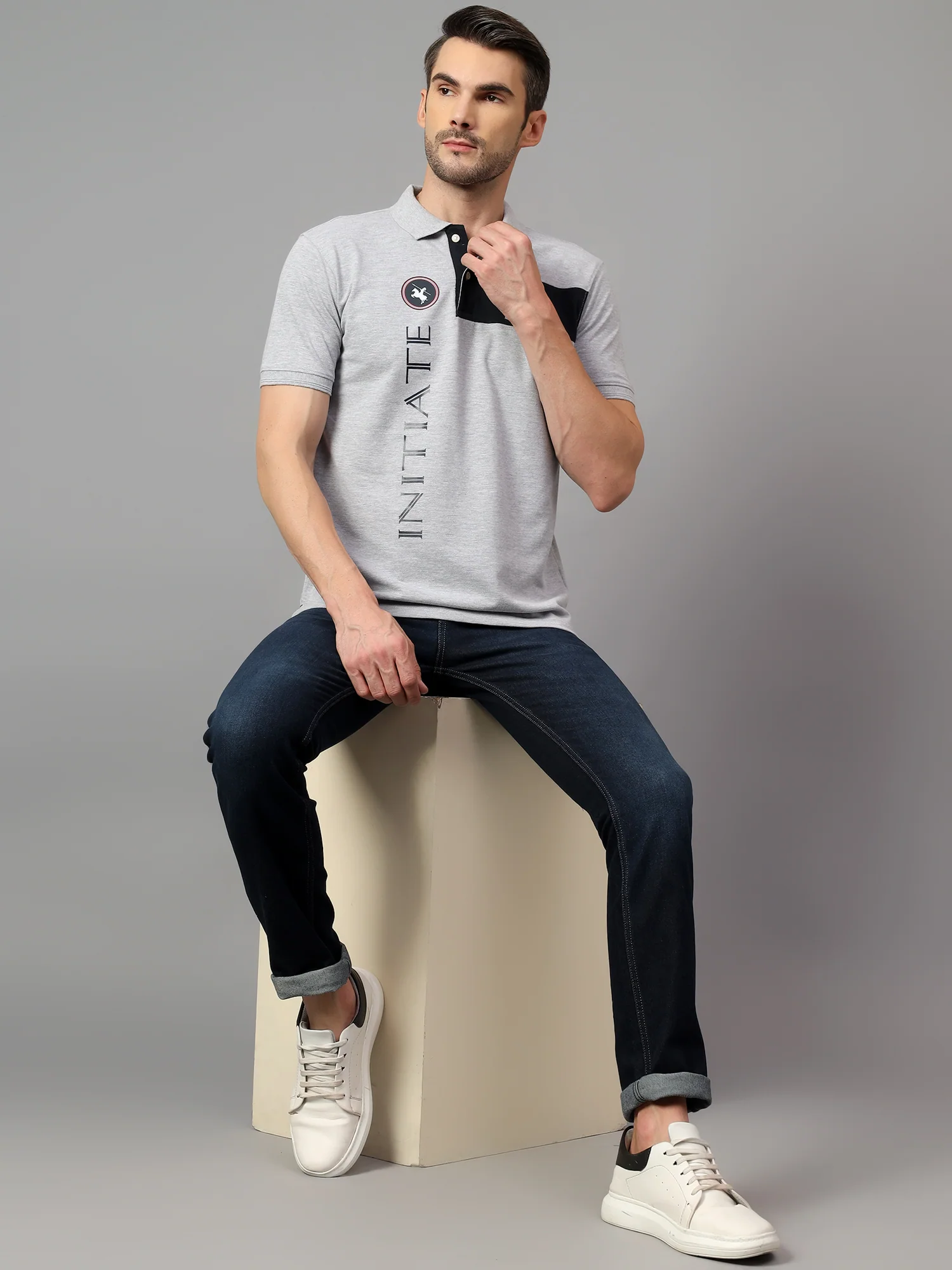 Denim Jeans for Men l Breathable & Soft with Color Fastness Ultra Narrow Fit Cotton Fabric Solid Pattern Button Closure - Image 6