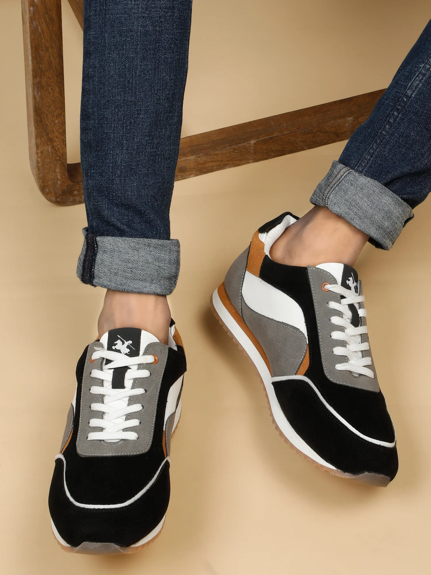 Casual Sneaker Shoes for Men | Lightweight & Comfortable with Cushioned Insole Polyurethane (PU) Upper Thermoplastic Polyurethane Sole Lace Up Closure - Image 2
