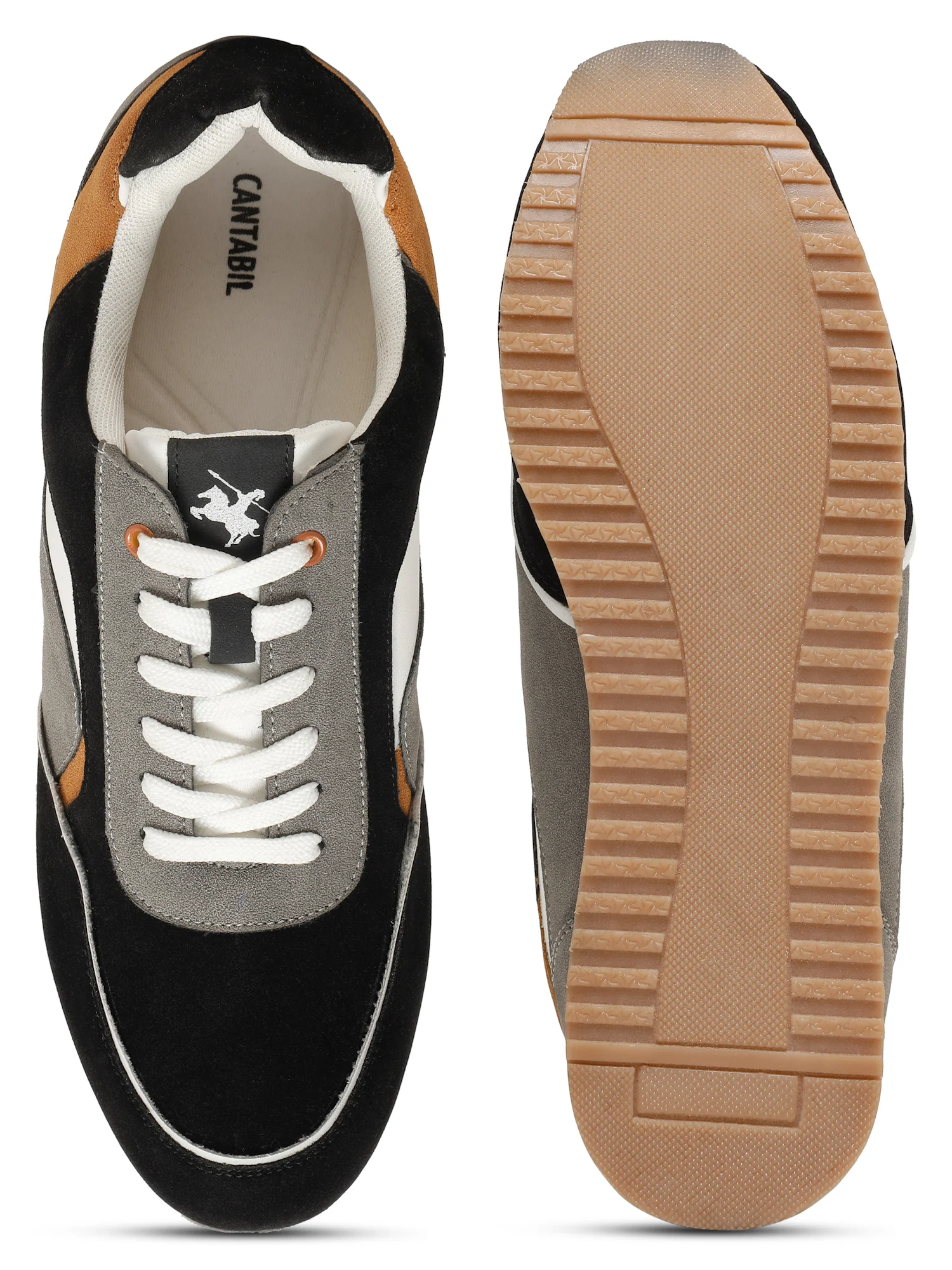 Casual Sneaker Shoes for Men | Lightweight & Comfortable with Cushioned Insole Polyurethane (PU) Upper Thermoplastic Polyurethane Sole Lace Up Closure - Image 5