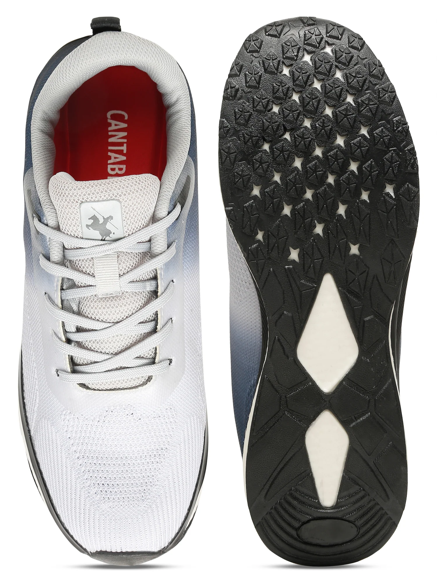 Casual Sports Shoes for Men | Lightweight & Comfortable with Cushioned Insole Knitted Upper Phylon Sole Lace Up Closure - Image 3