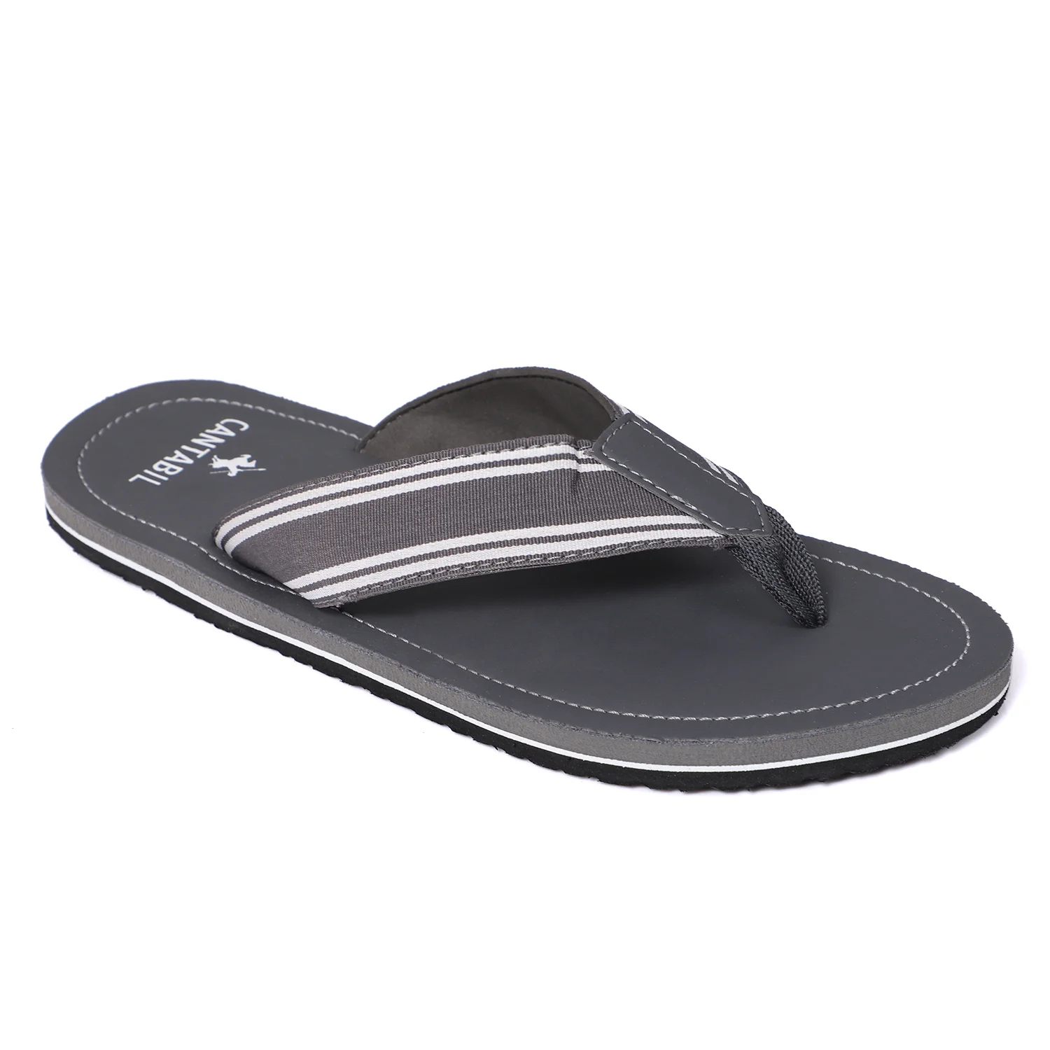 Casual Flip Flop for Men | Lightweight & Comfortable with Cushioned Insole PU Upper Rubber Sole Slip on Closure. - Image 3