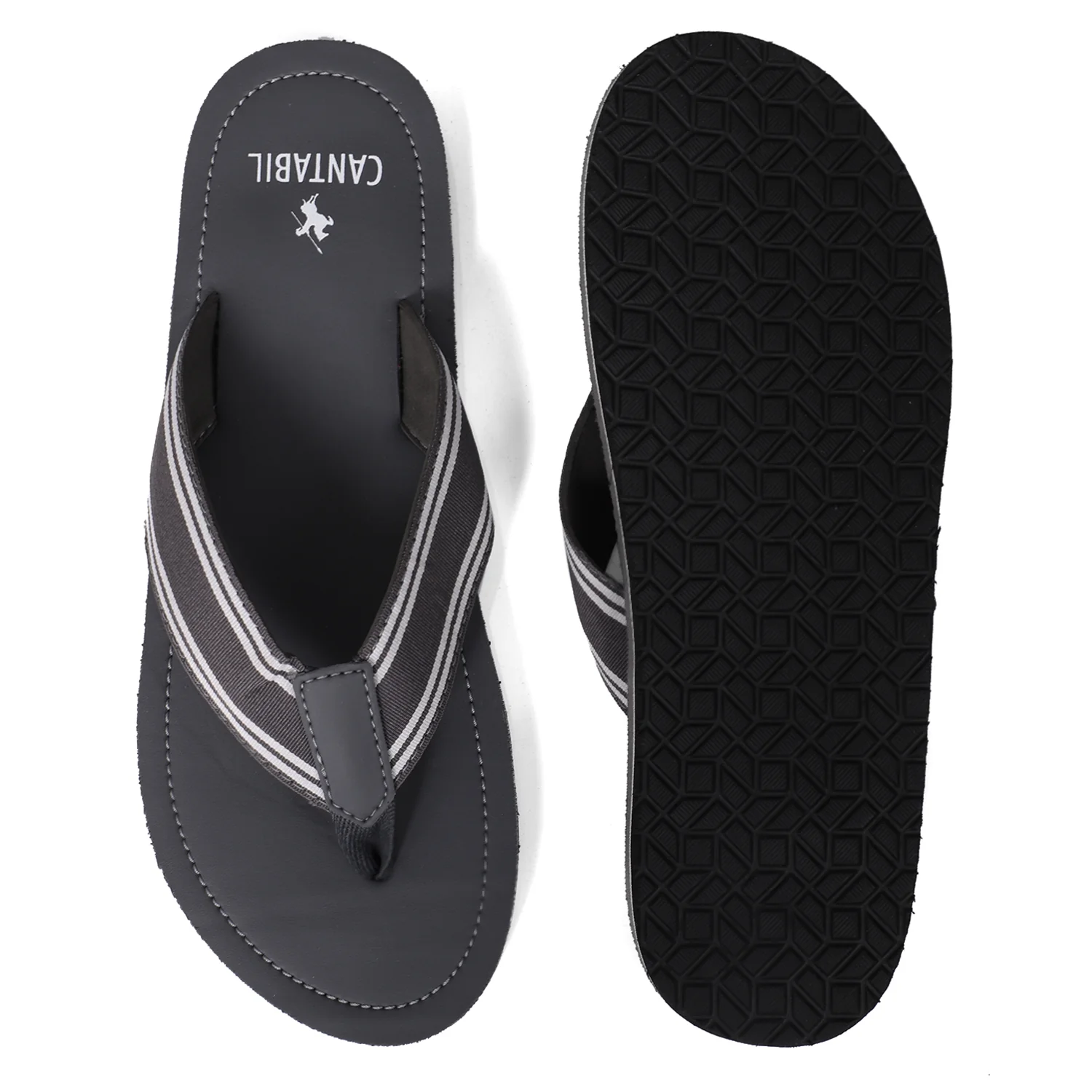 Casual Flip Flop for Men | Lightweight & Comfortable with Cushioned Insole PU Upper Rubber Sole Slip on Closure. - Image 5
