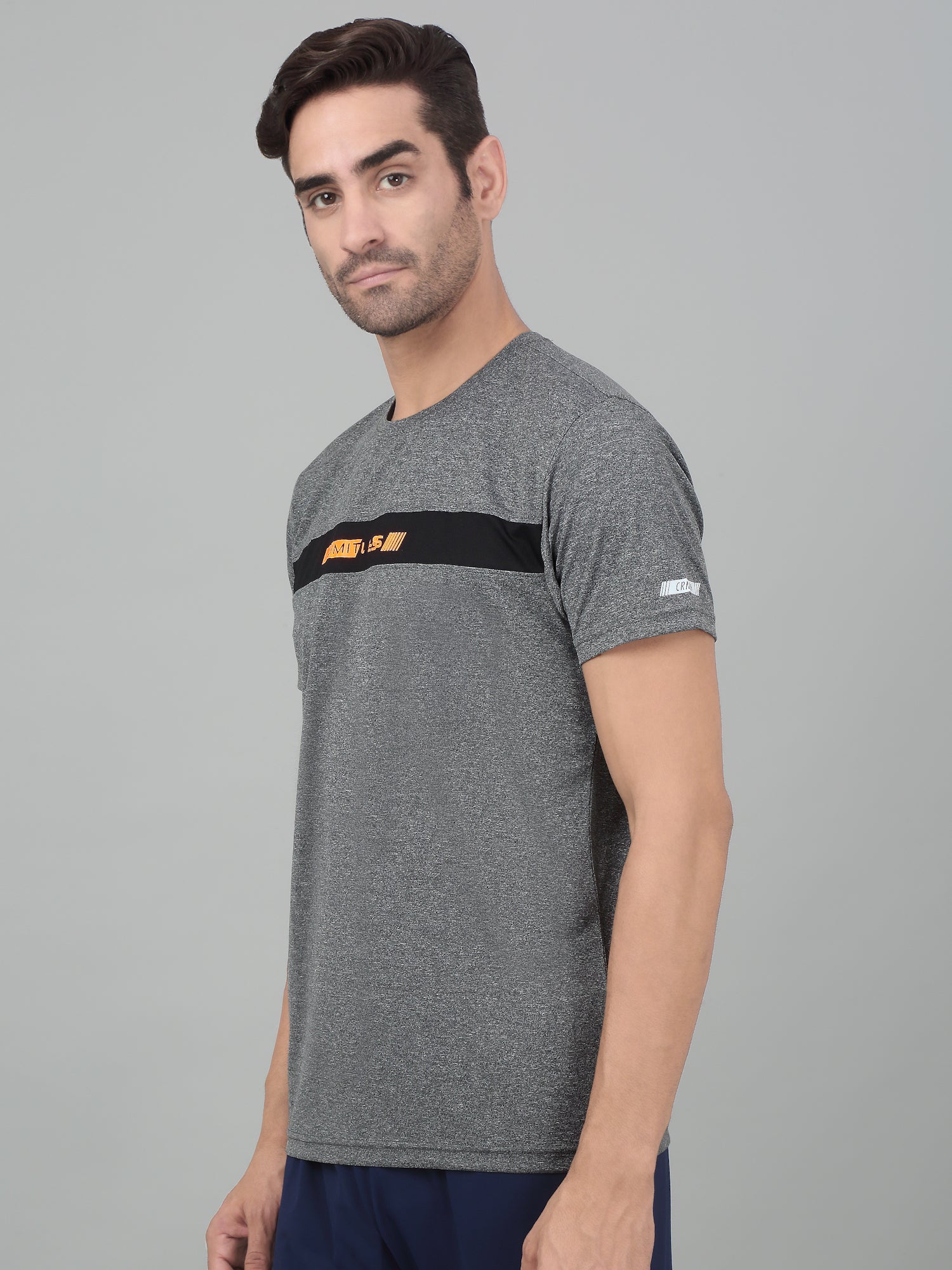 T-Shirt for Men | Breathable & Soft with Color Fastness Regular Fit Round Neck Polyester Fabric Printed Pattern - Image 3