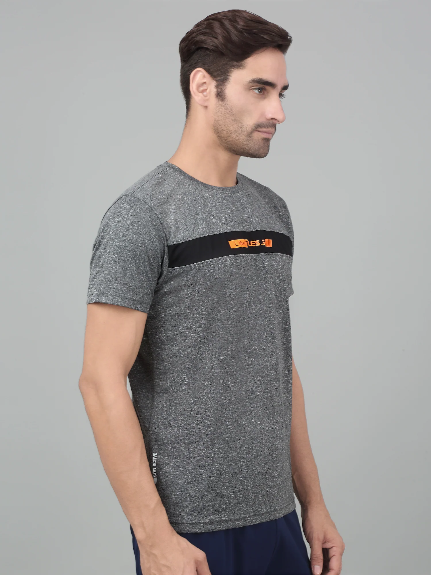 T-Shirt for Men | Breathable & Soft with Color Fastness Regular Fit Round Neck Polyester Fabric Printed Pattern - Image 4