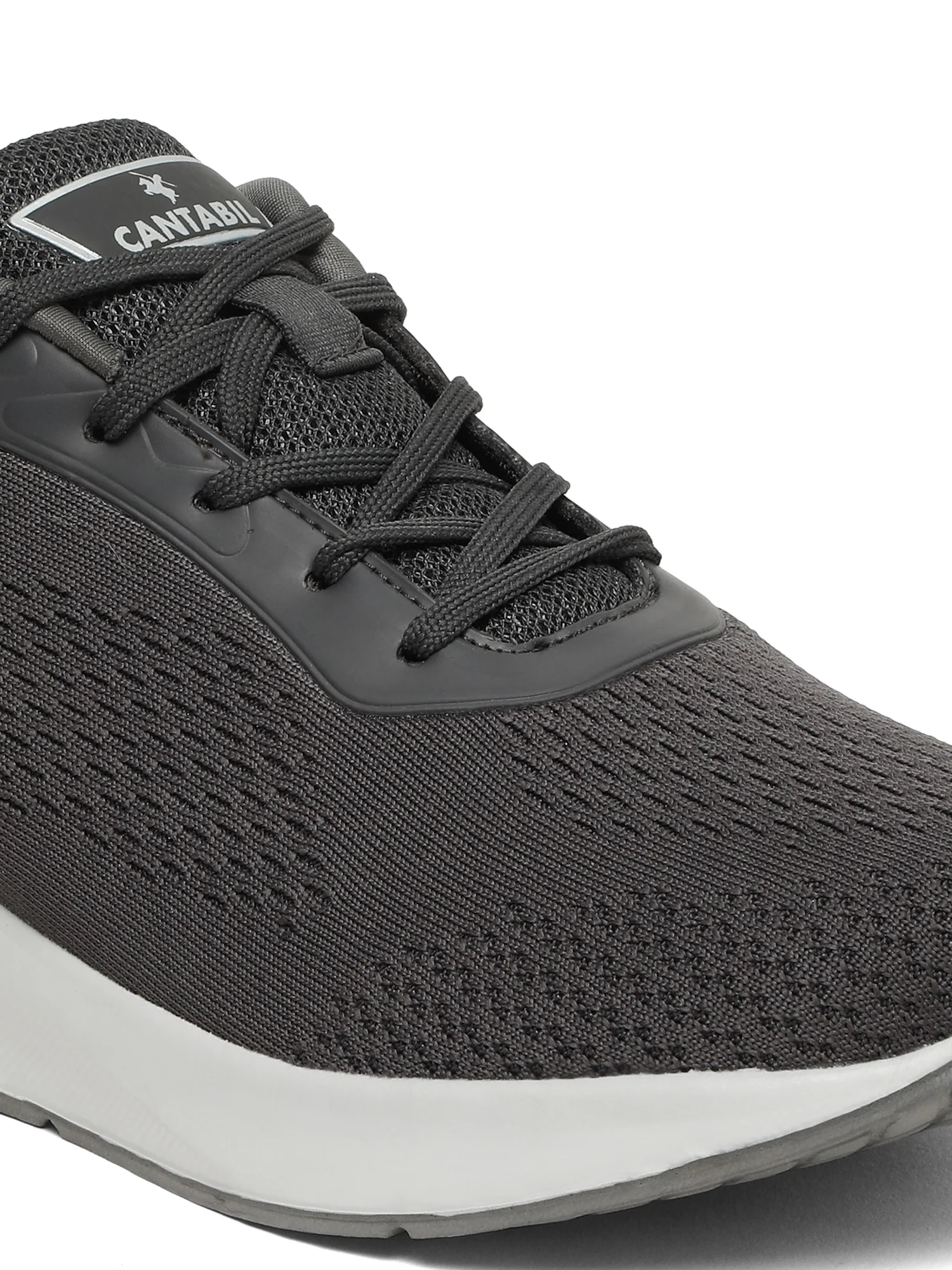 Casual Sports Shoes for Men | Lightweight & Comfortable with Cushioned Insole Knitted Upper TPR Sole Lace Up Closure - Image 2