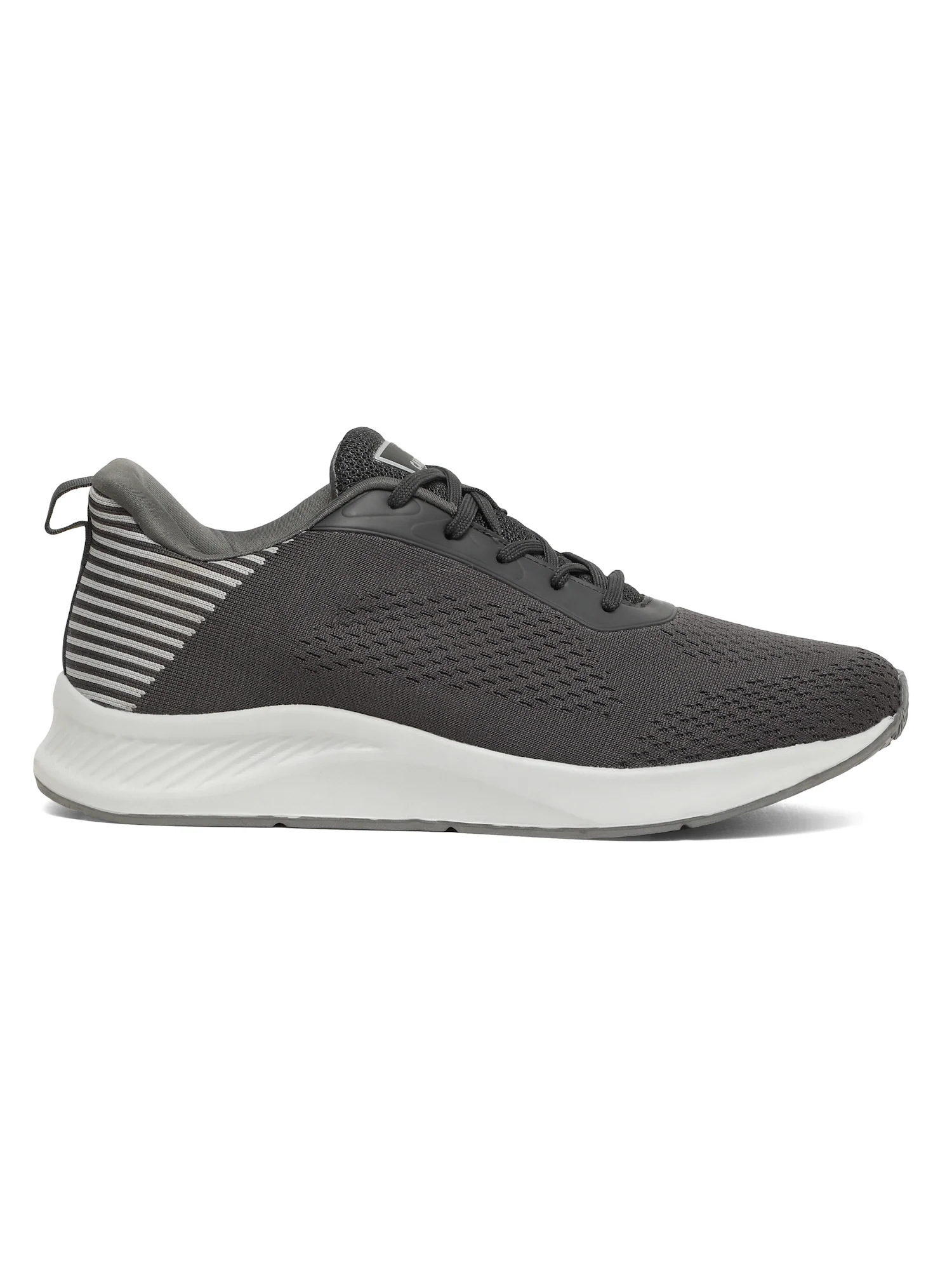 Casual Sports Shoes for Men | Lightweight & Comfortable with Cushioned Insole Knitted Upper TPR Sole Lace Up Closure - Image 3