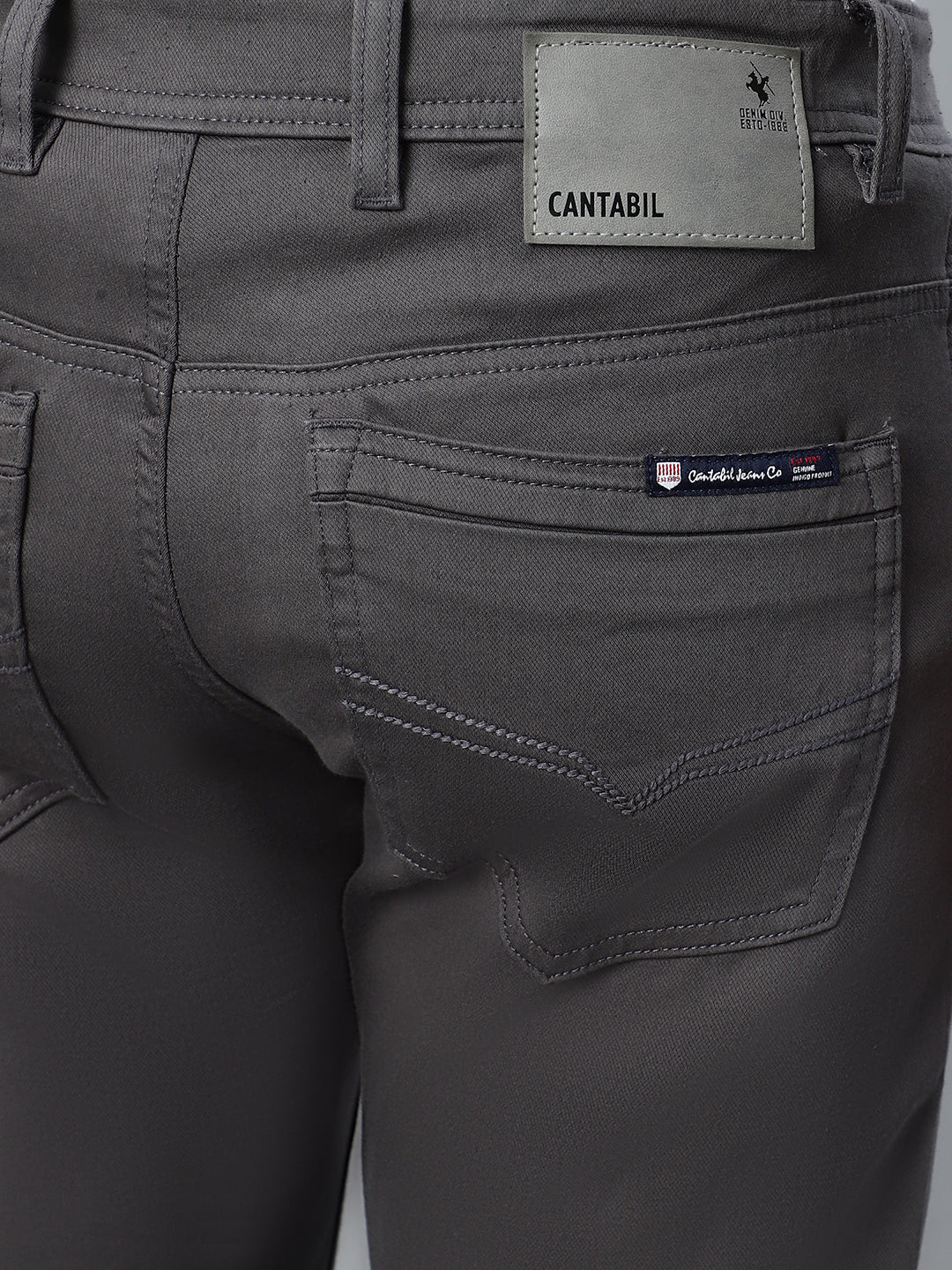 Casual Trouser for Men | Breathable & Soft with Color Fastness Regular Fit Cotton Blend Fabric Solid Pattern Button Closure - Image 6