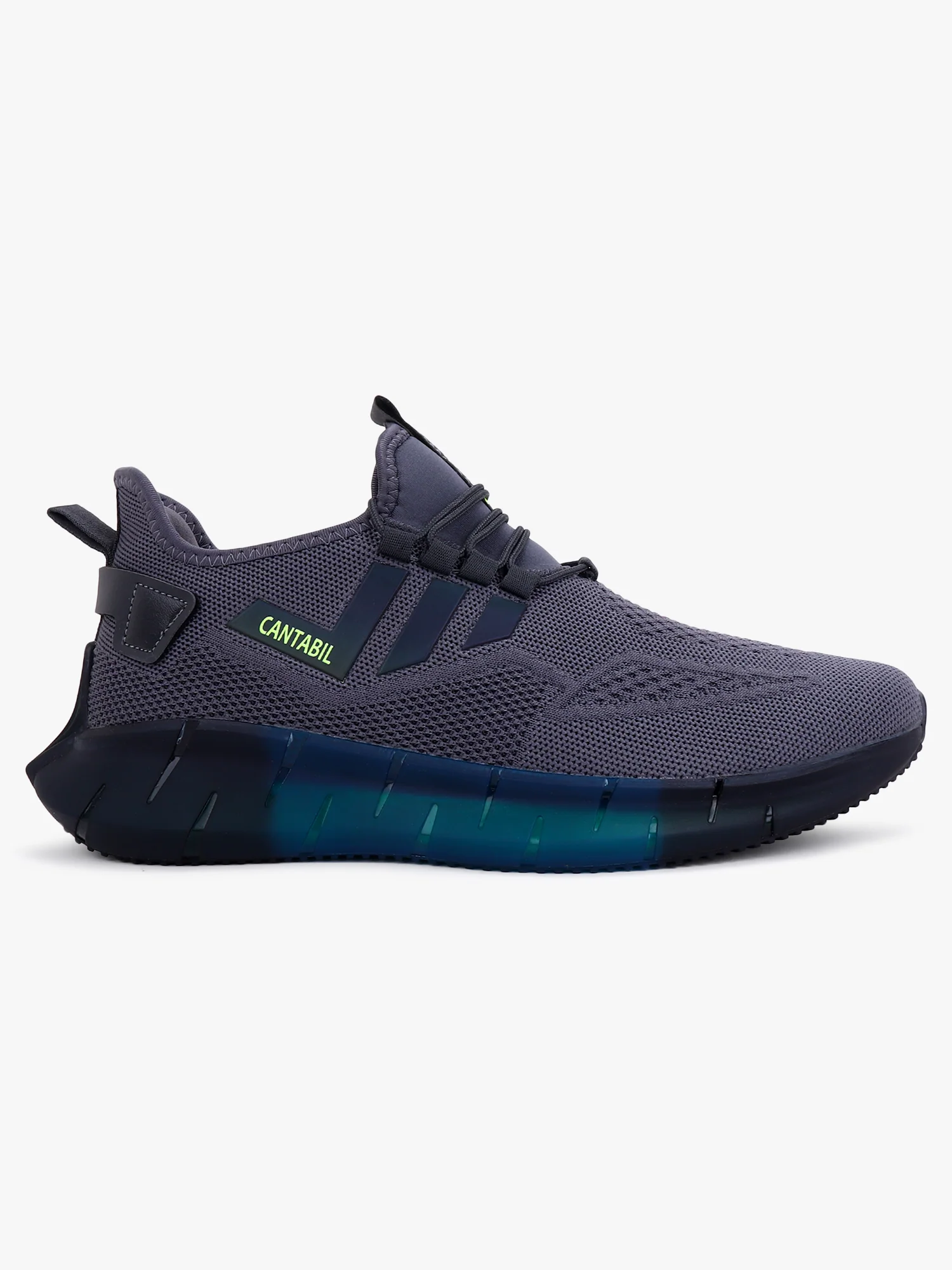 Casual Sports Shoes for Men | Lightweight & Comfortable with Cushioned Insole Knitted Upper Phylon Sole Lace Up Closure - Image 4