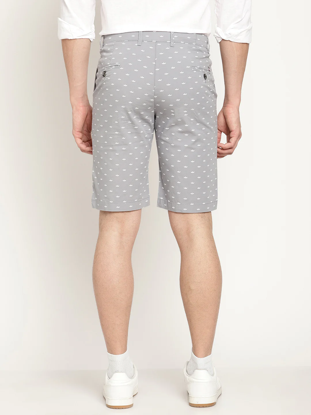 Men's Light Grey Bermuda - Image 2
