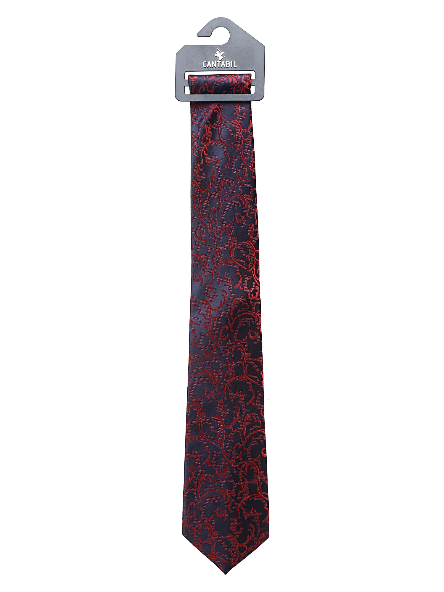 Men's Maroon Fashion Broad Tie - Image 3