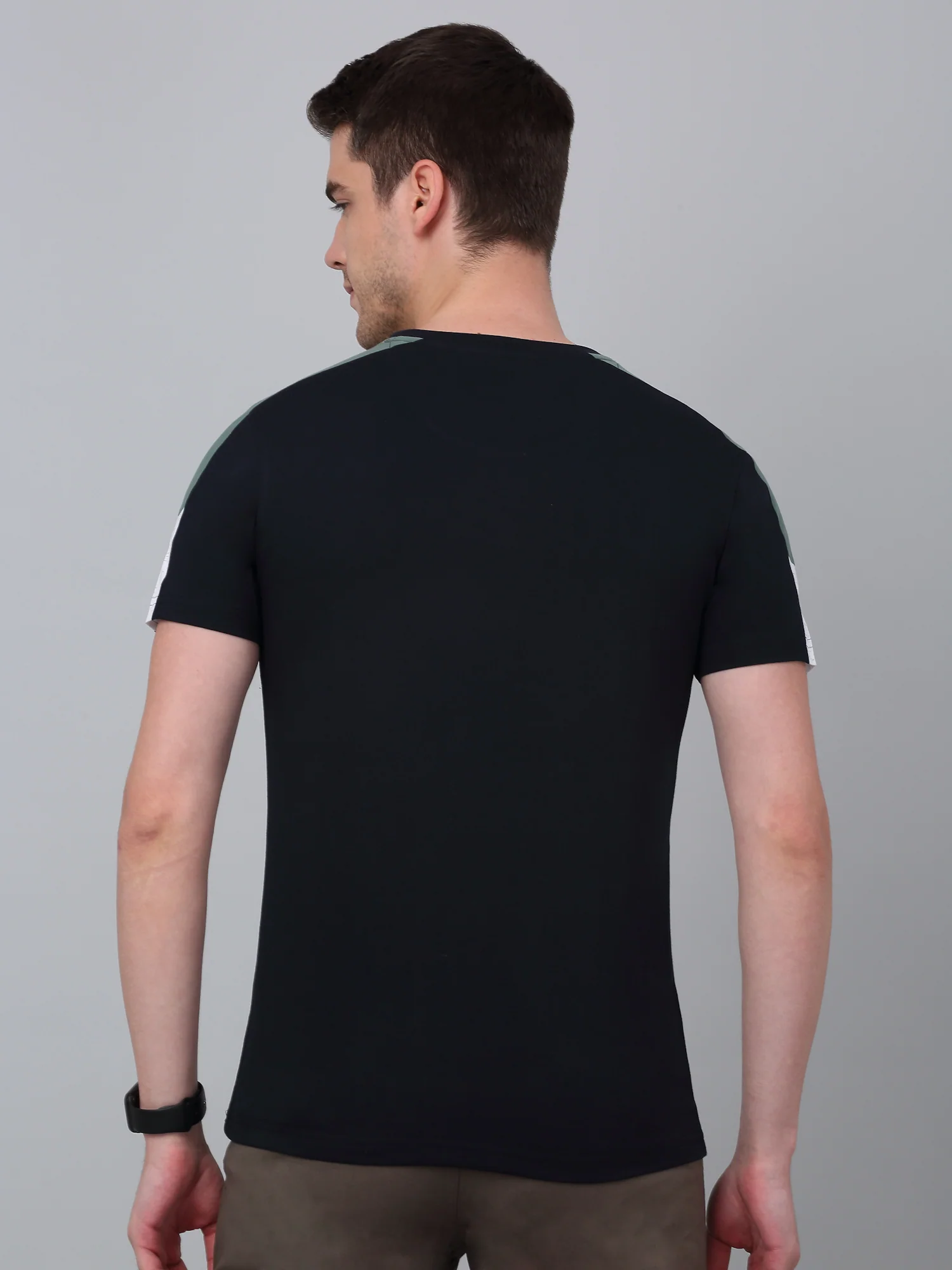 T-Shirt for Men | Breathable & Soft with Color Fastness Regular Fit Round Neck Poly Cotton Fabric Printed Pattern - Image 2