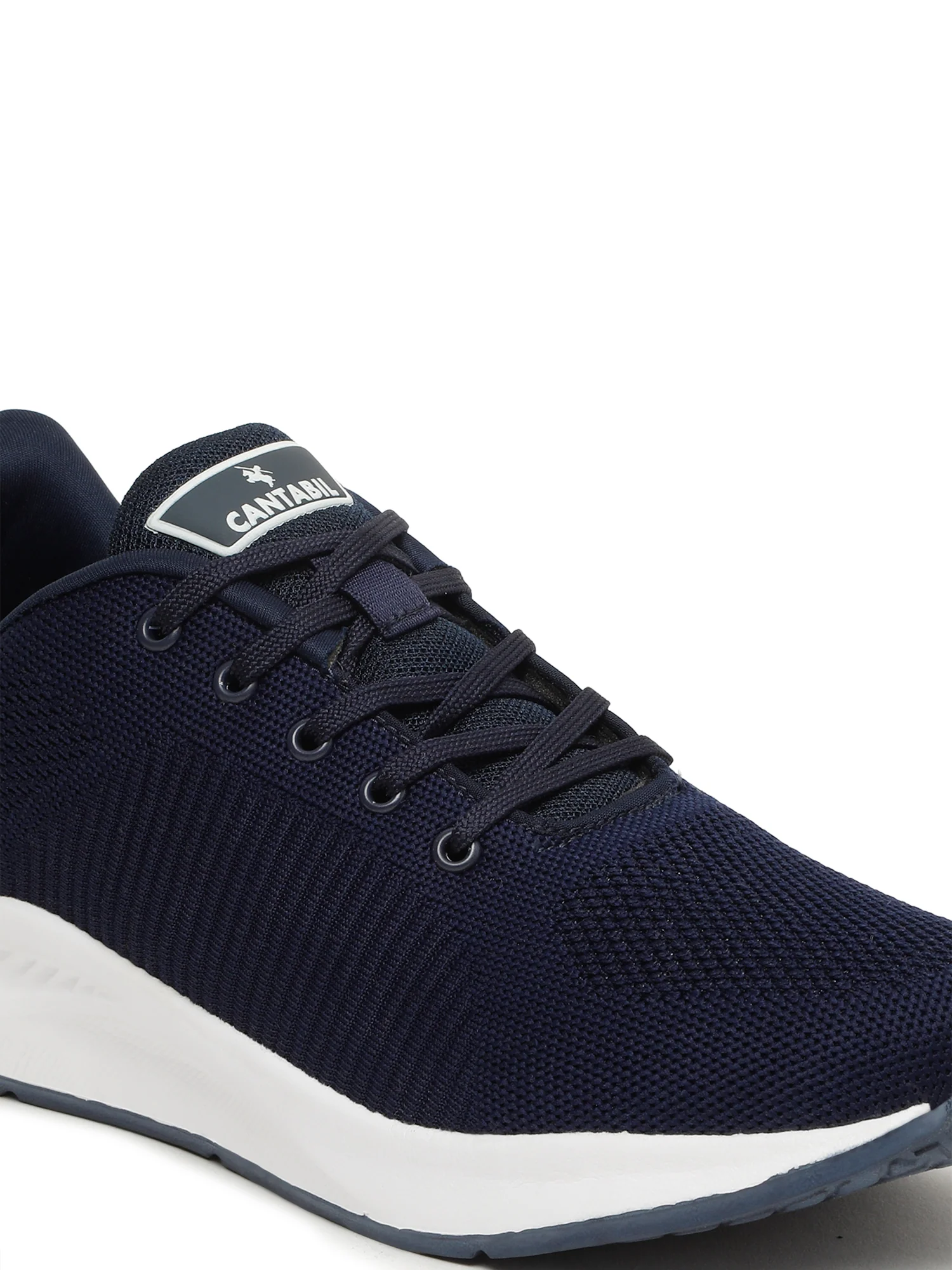 Casual Sports Shoes for Men | Lightweight & Comfortable with Cushioned Insole Knitted Upper EVA Sole Lace Up Closure - Image 3