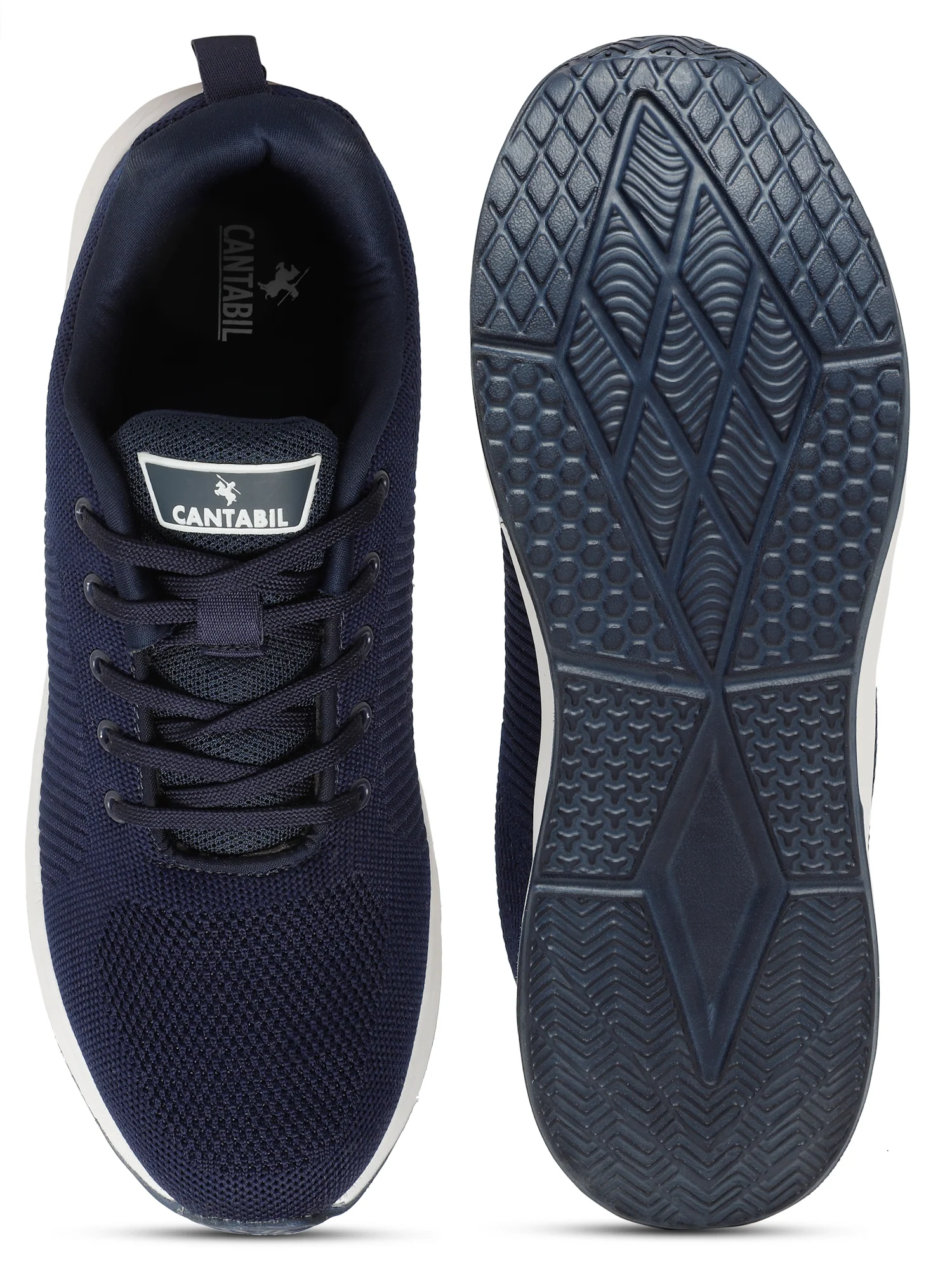 Casual Sports Shoes for Men | Lightweight & Comfortable with Cushioned Insole Knitted Upper EVA Sole Lace Up Closure - Image 5