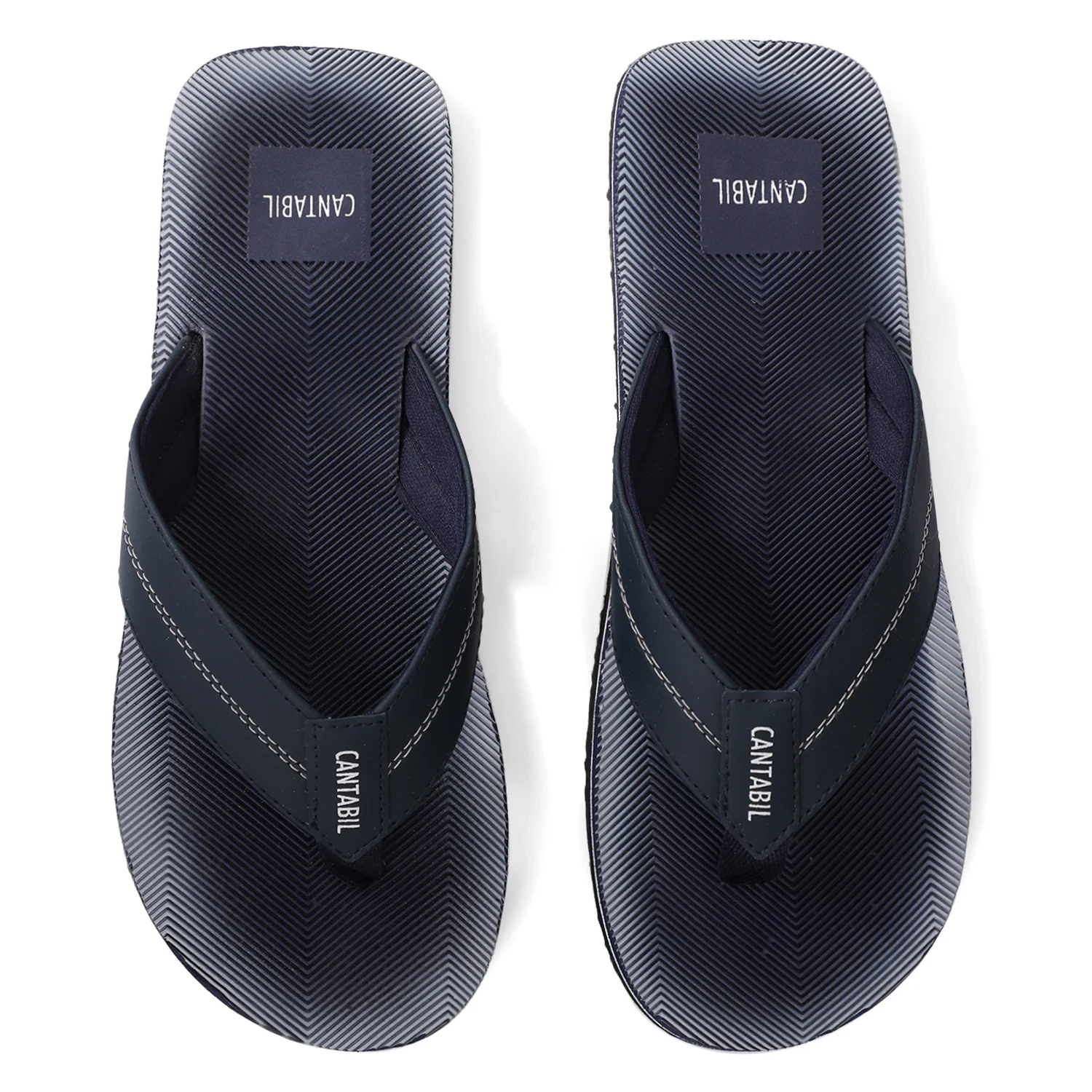 Casual Flip Flop for Men | Lightweight & Comfortable with Cushioned Insole PU Upper Rubber Sole Slip on Closure. - Image 2