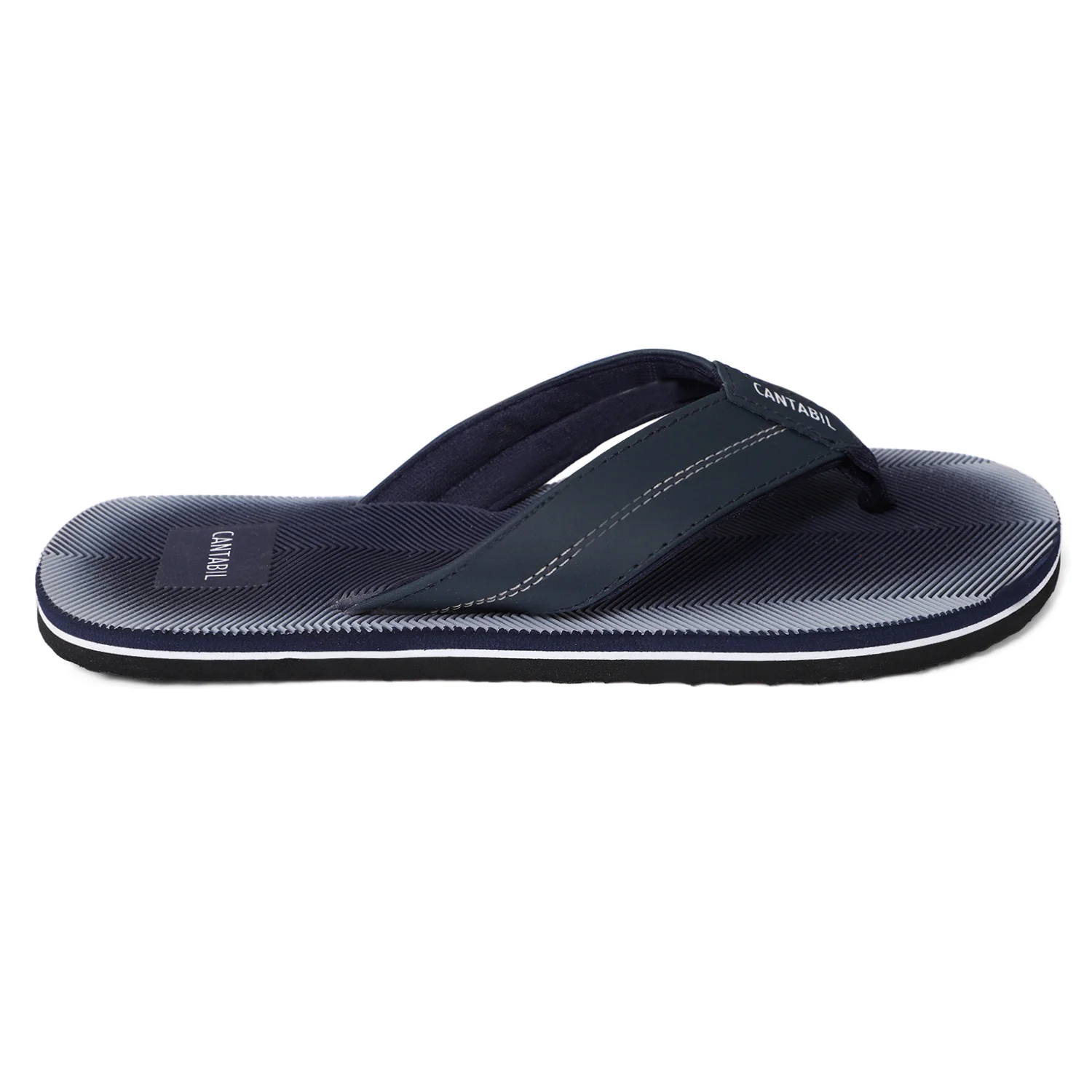 Casual Flip Flop for Men | Lightweight & Comfortable with Cushioned Insole PU Upper Rubber Sole Slip on Closure. - Image 4