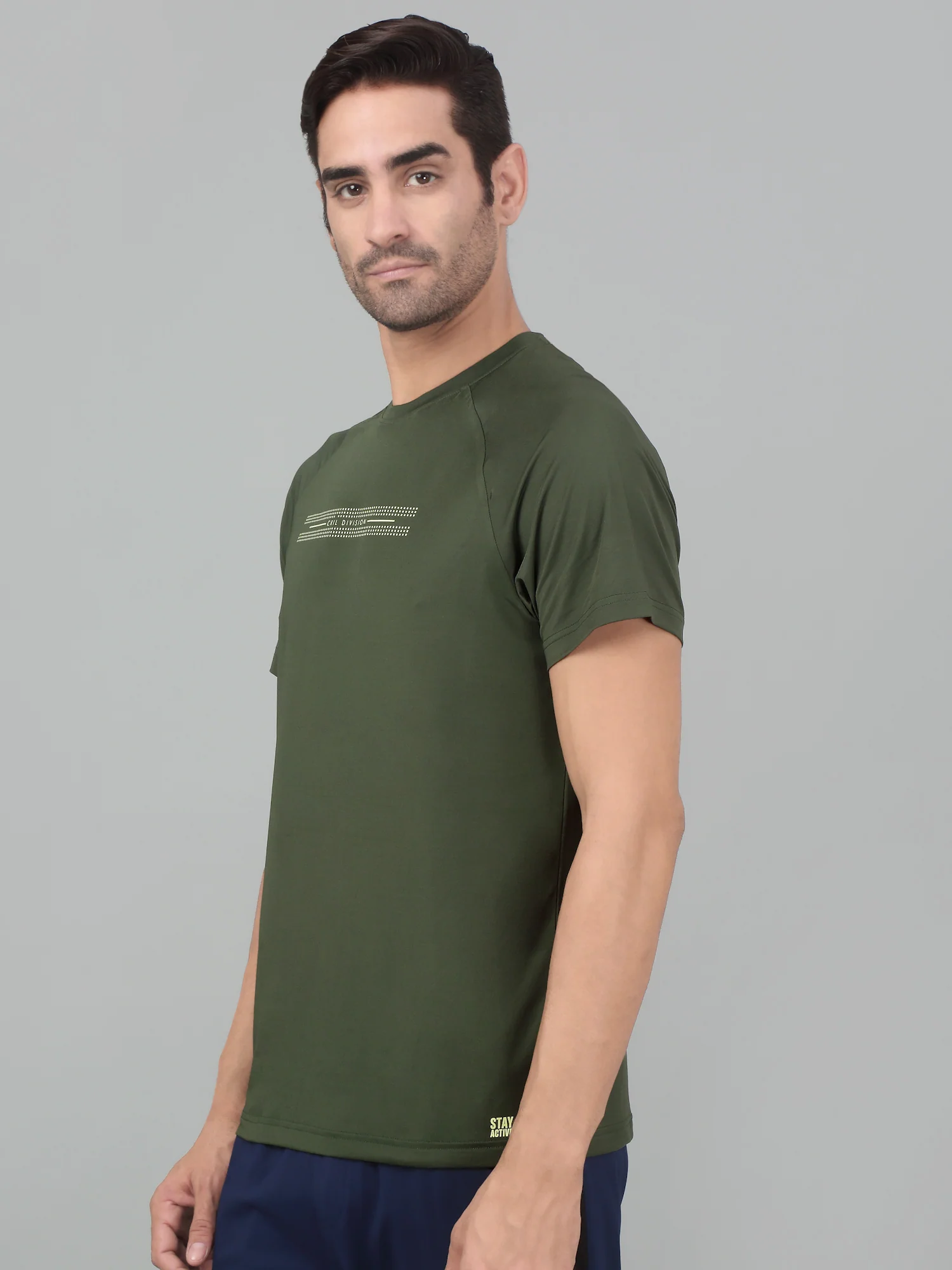 T-Shirt for Men | Breathable & Soft with Color Fastness Regular Fit Round Neck Polyester Fabric Printed Pattern - Image 3