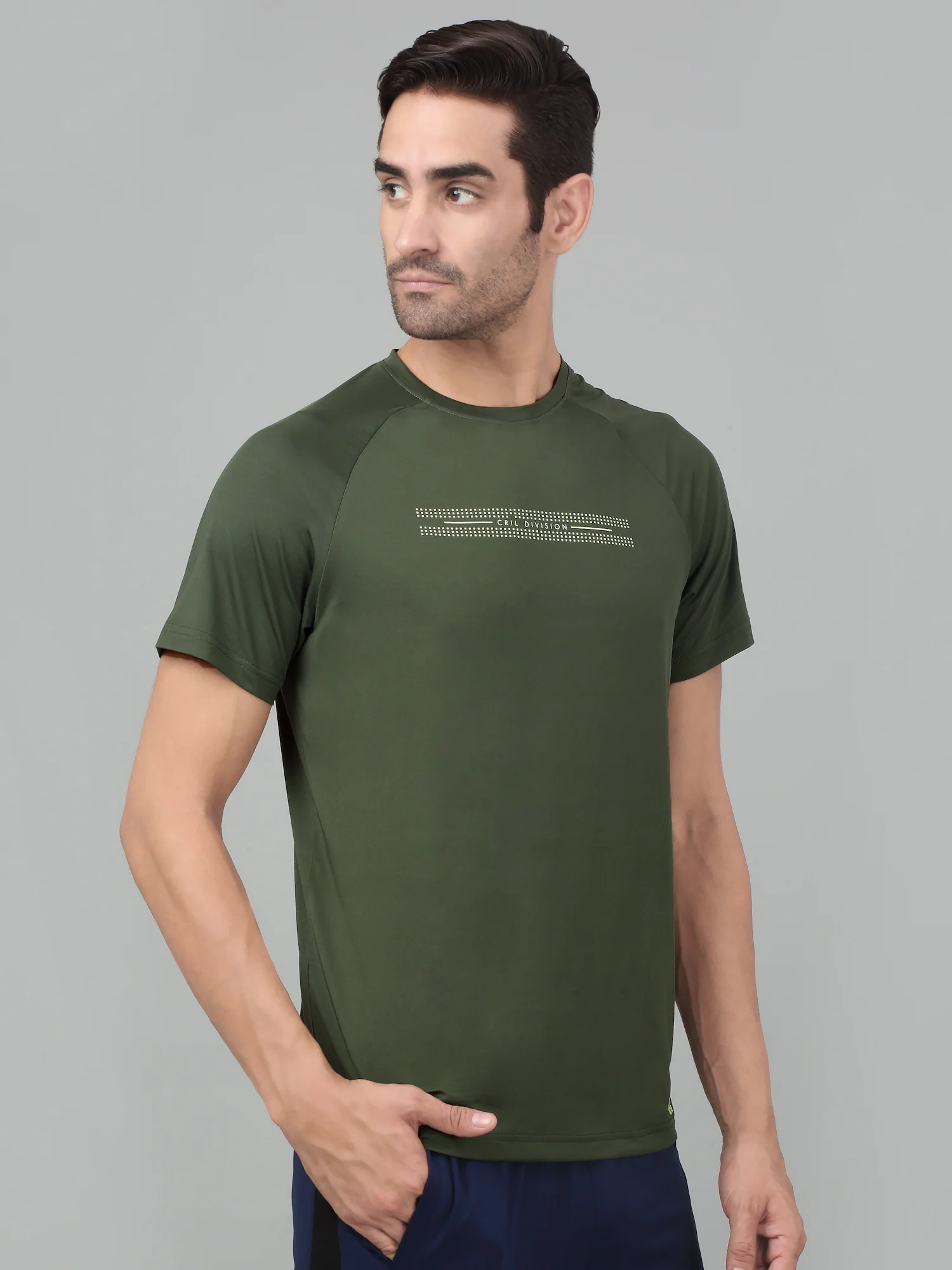 T-Shirt for Men | Breathable & Soft with Color Fastness Regular Fit Round Neck Polyester Fabric Printed Pattern - Image 4