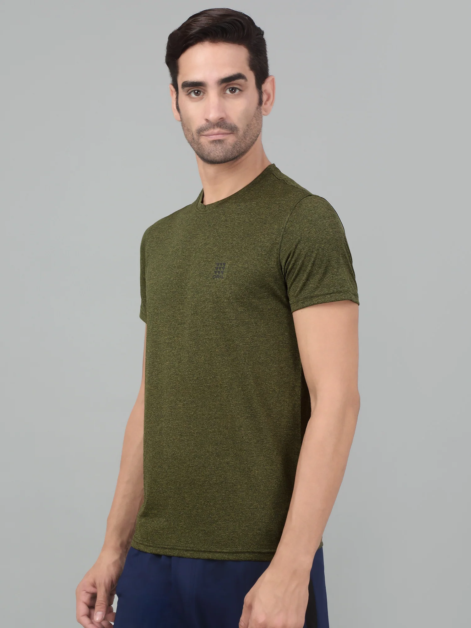 T-Shirt for Men | Breathable & Soft with Color Fastness Regular Fit Round Neck Polyester Fabric Printed Pattern - Image 3