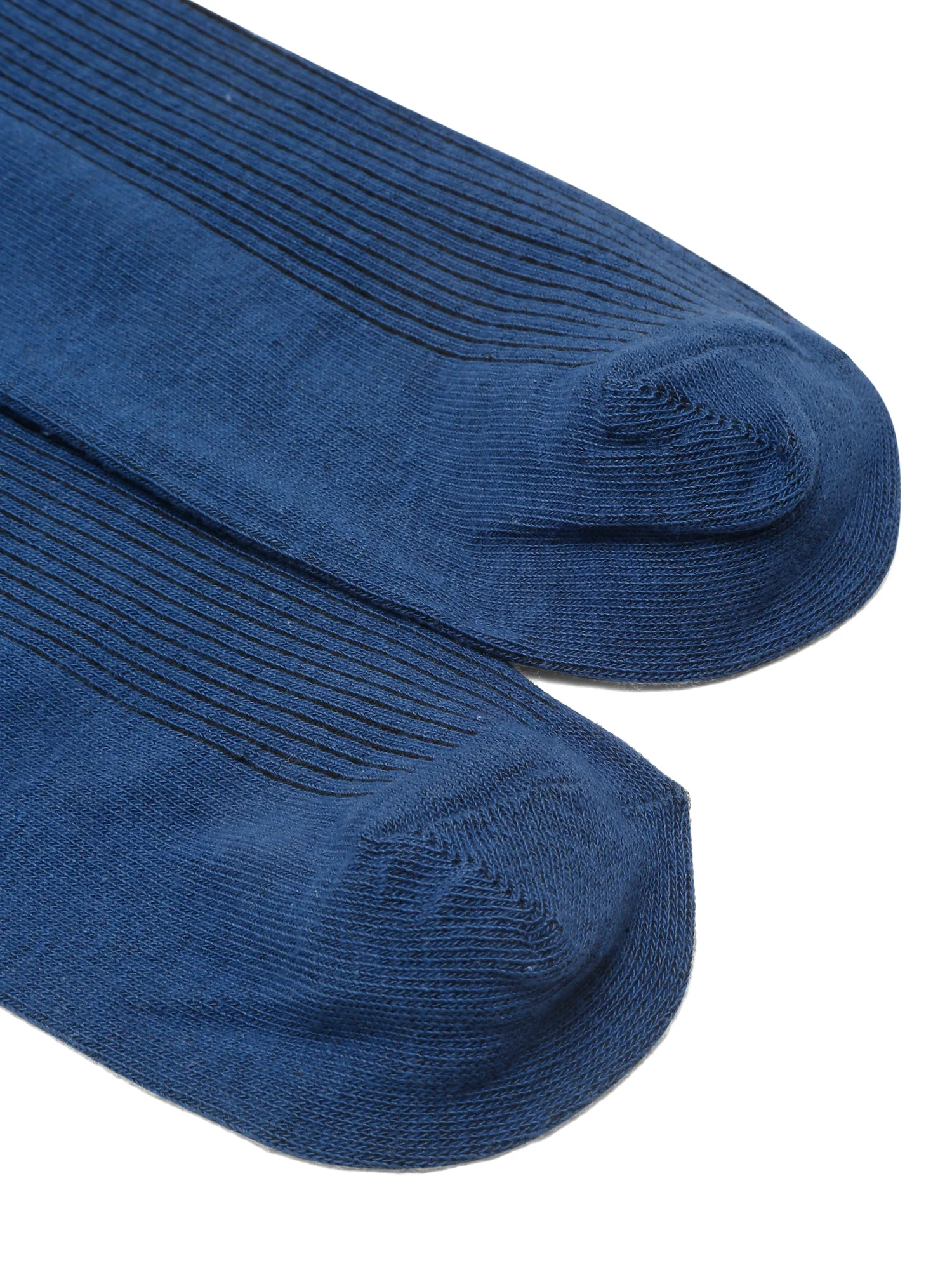 Men's Blue Basic Crew length Socks -Pack of 5 - Image 5