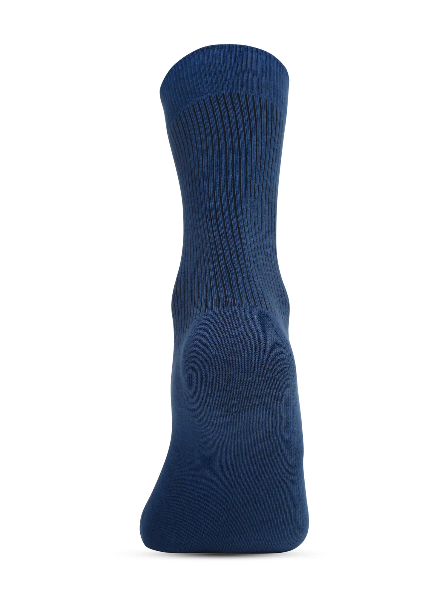 Men's Blue Basic Crew length Socks -Pack of 5 - Image 8