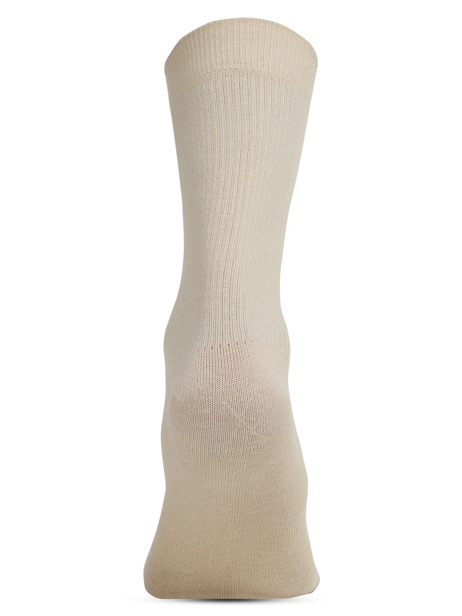 Men's Cream Basic Crew length Socks -Pack of 5 - Image 8