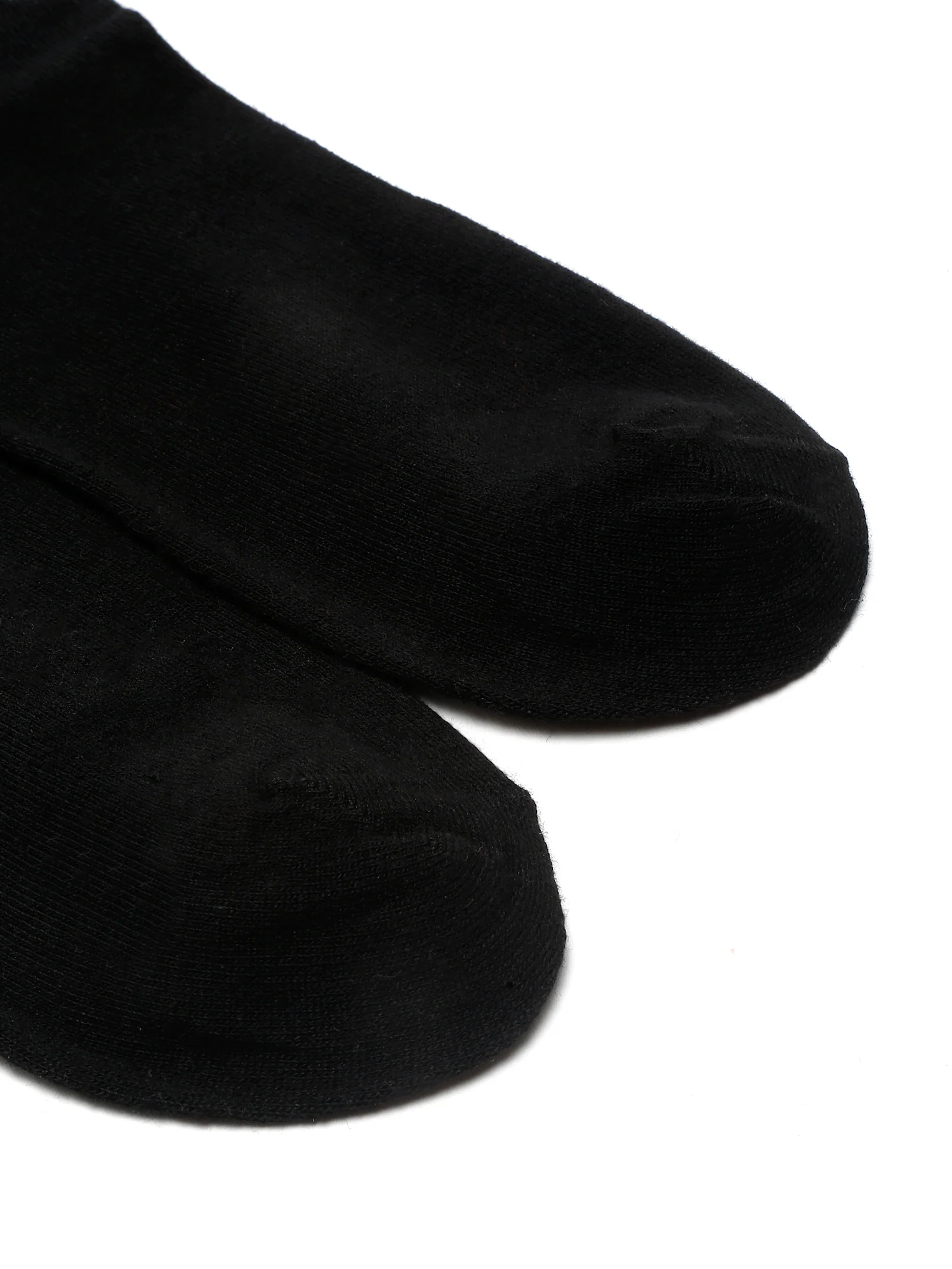 Men's Black Basic Crew length Socks -Pack of 5 - Image 5
