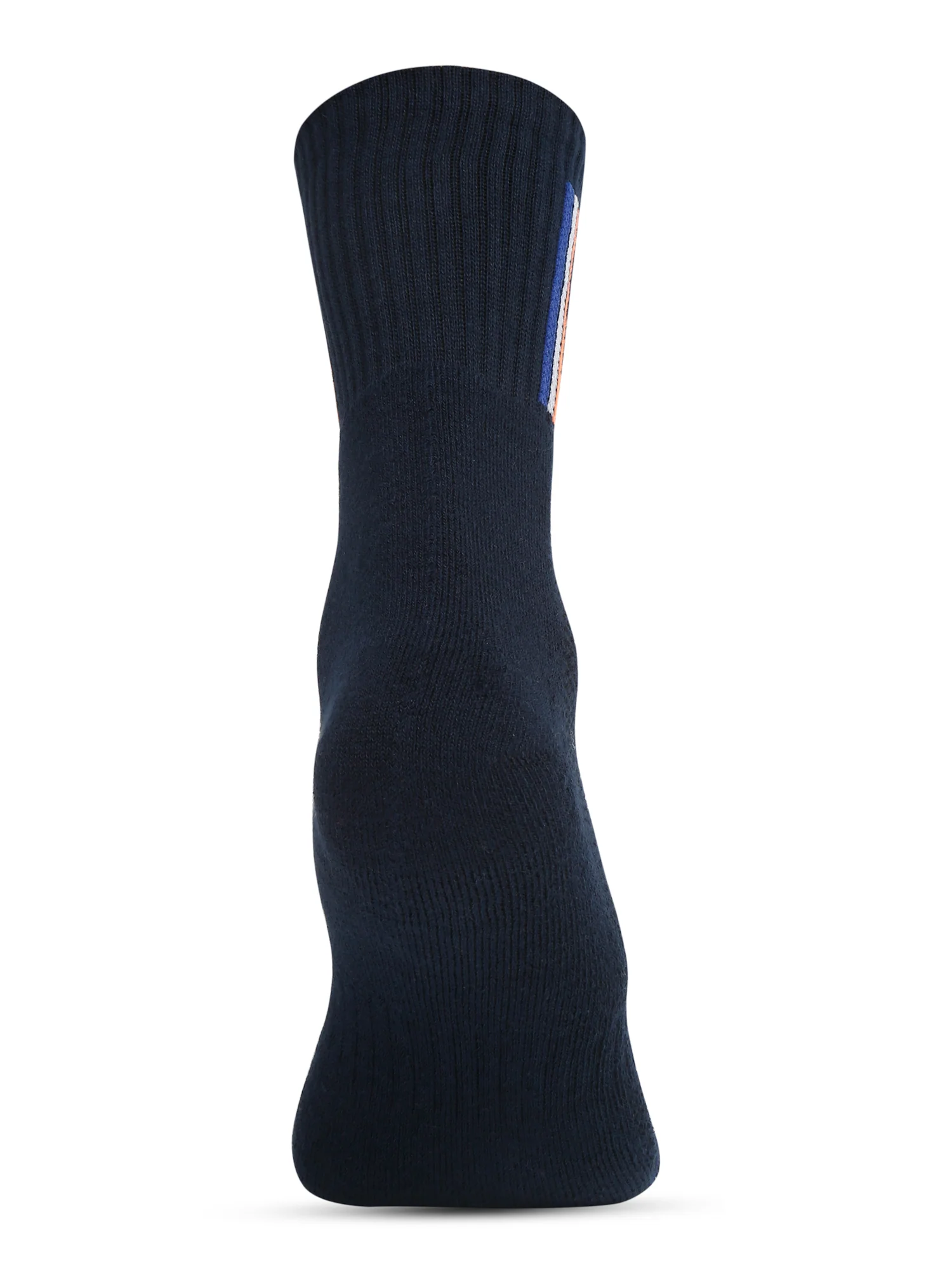 Men's Dark Blue Fashion Crew length Terry Socks -Pack of 5 - Image 8