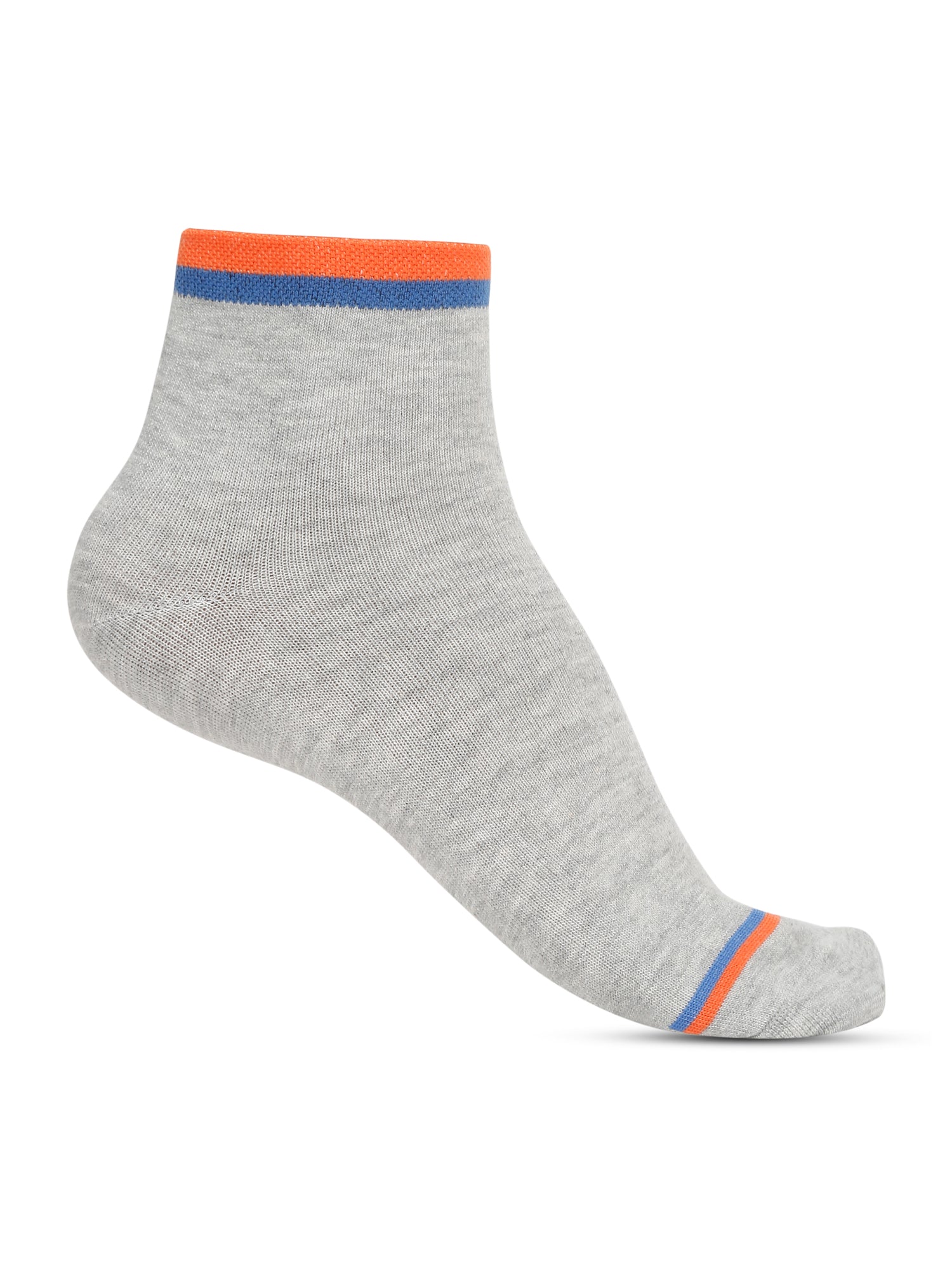 Men's Grey Melange Fashion Ankle length Socks -Pack of 5 - Image 7