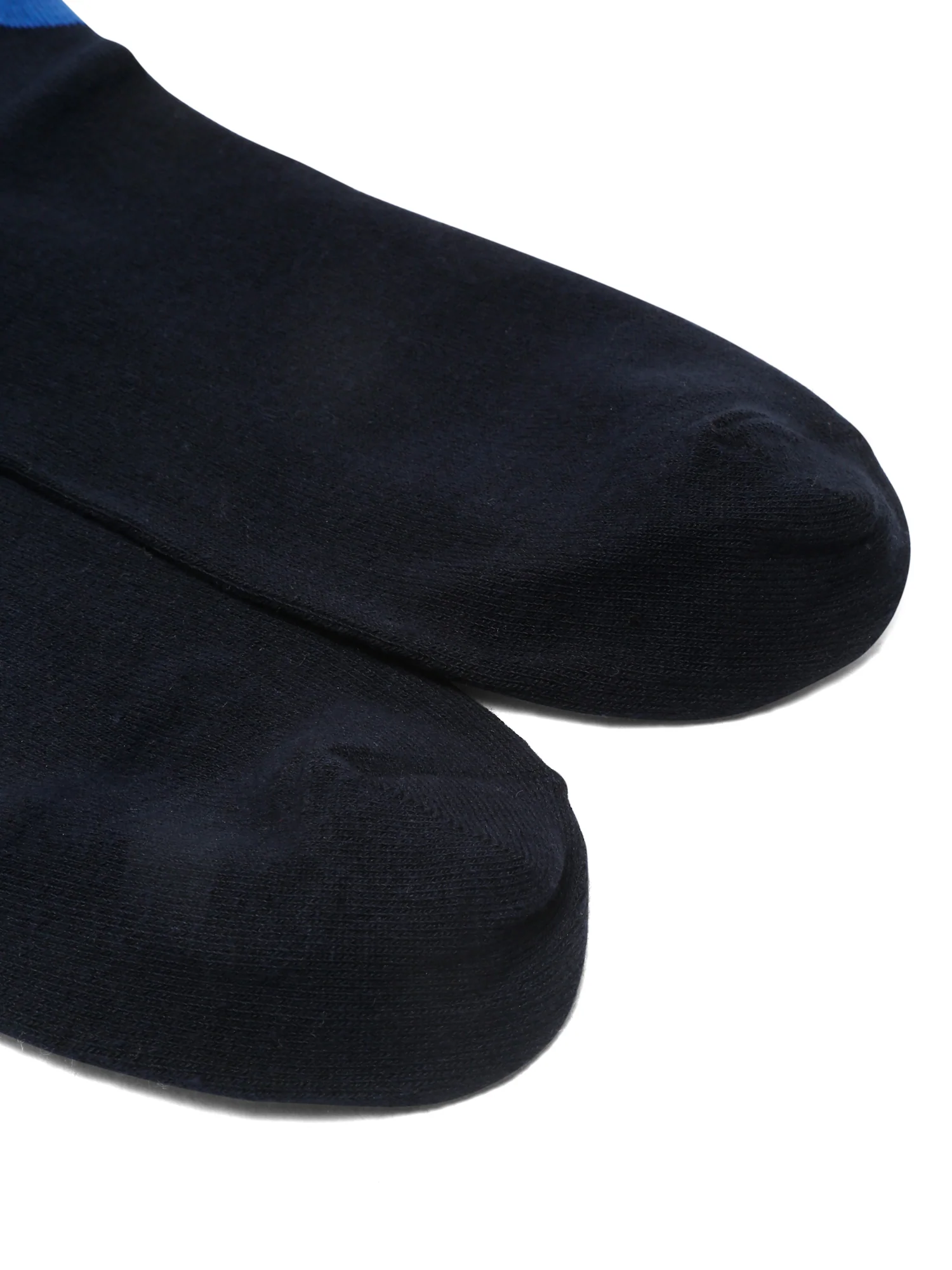 Men's Navy Blue Basic Crew length Socks -Pack of 5 - Image 5