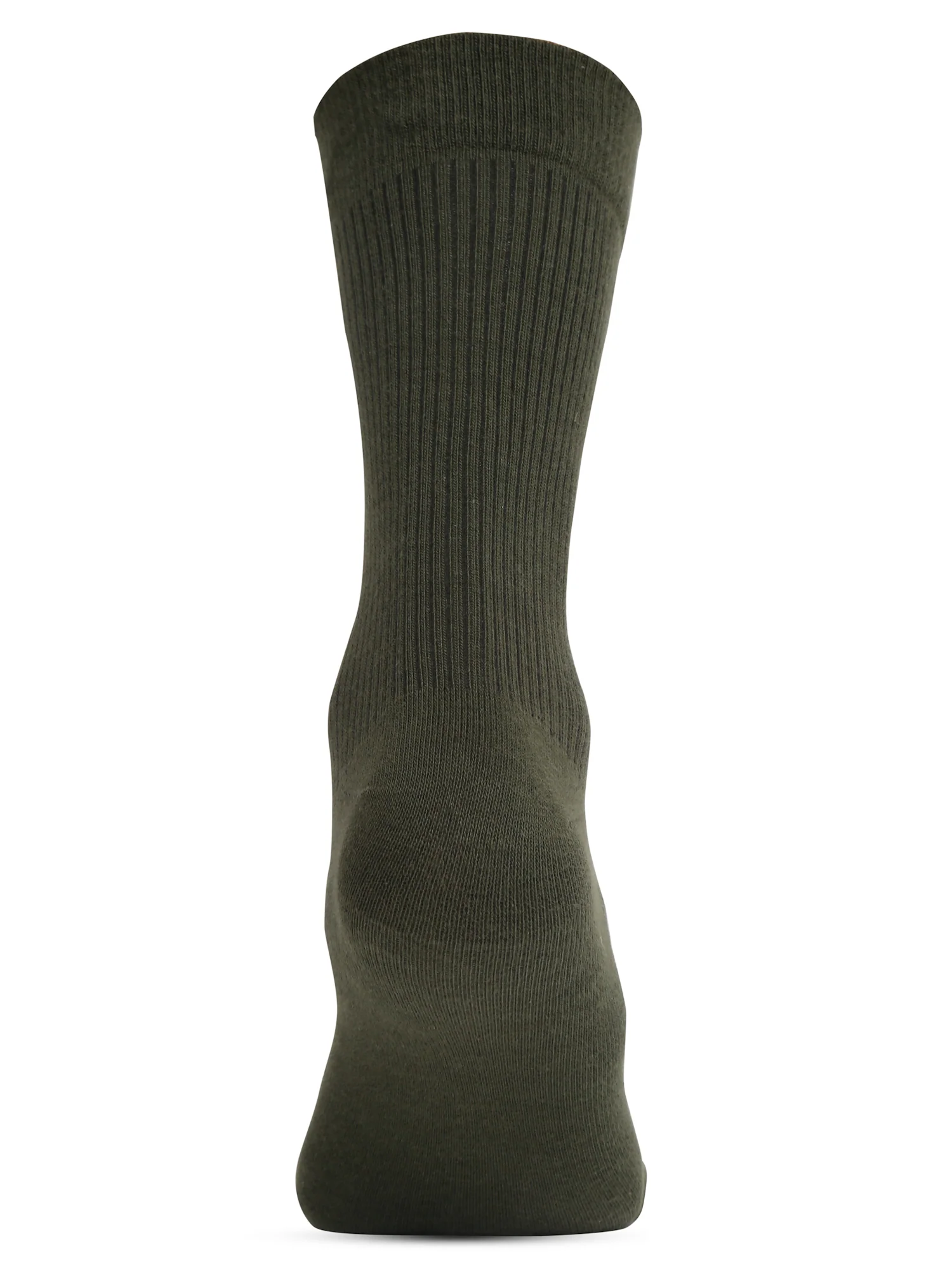Men's Olive Green Basic Crew length Socks -Pack of 5 - Image 8