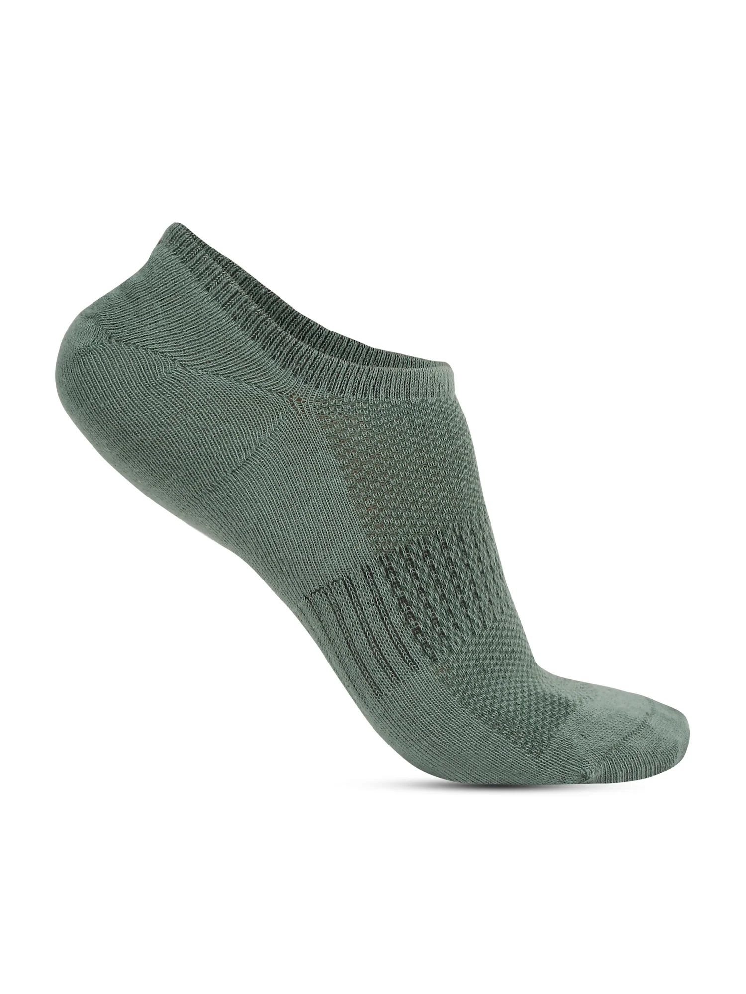 Men's Sage Green Fashion No Show / Loafer Socks -Pack of 5 - Image 7