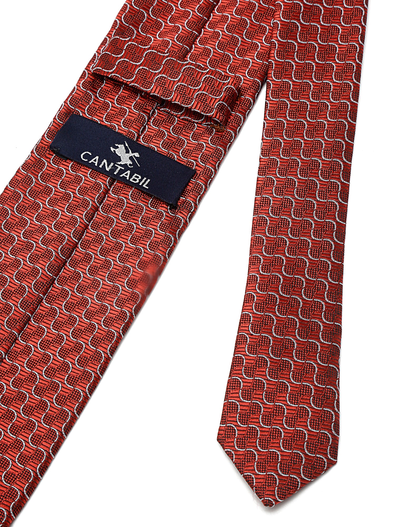 Men's Rust Fashion Broad Tie - Image 4