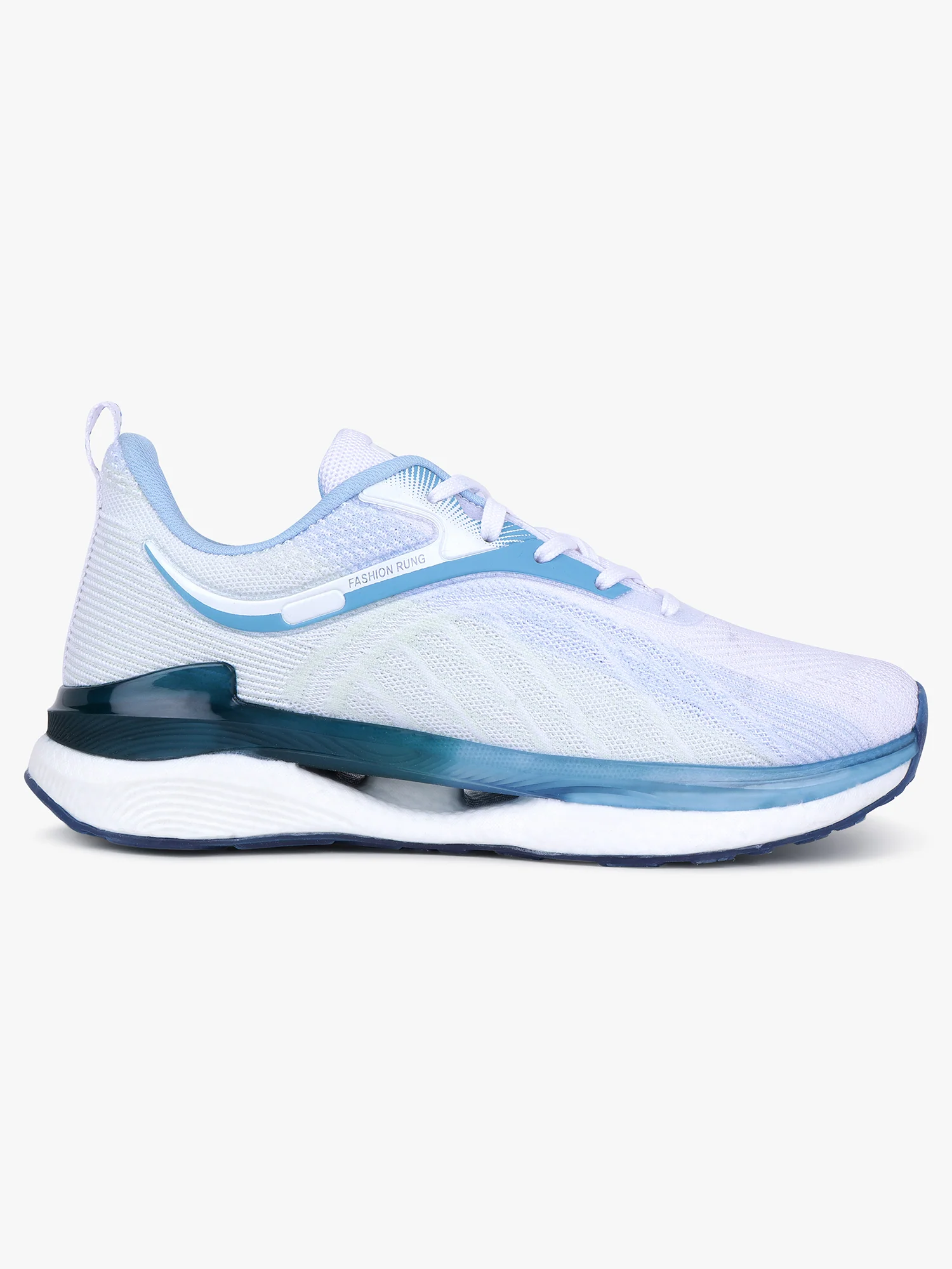 Casual Sports Shoes for Men | Lightweight & Comfortable with Cushioned Insole Knitted Upper TPR Sole Lace Up Closure - Image 2
