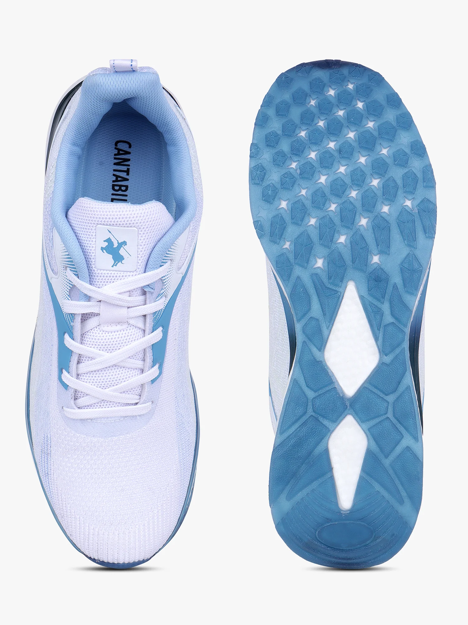 Casual Sports Shoes for Men | Lightweight & Comfortable with Cushioned Insole Knitted Upper TPR Sole Lace Up Closure - Image 3