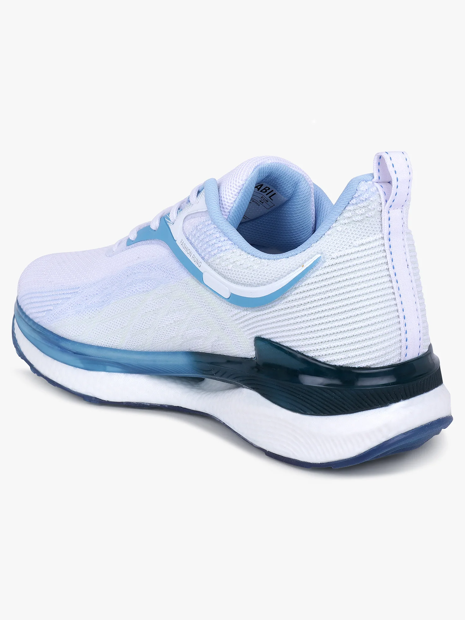 Casual Sports Shoes for Men | Lightweight & Comfortable with Cushioned Insole Knitted Upper TPR Sole Lace Up Closure - Image 4