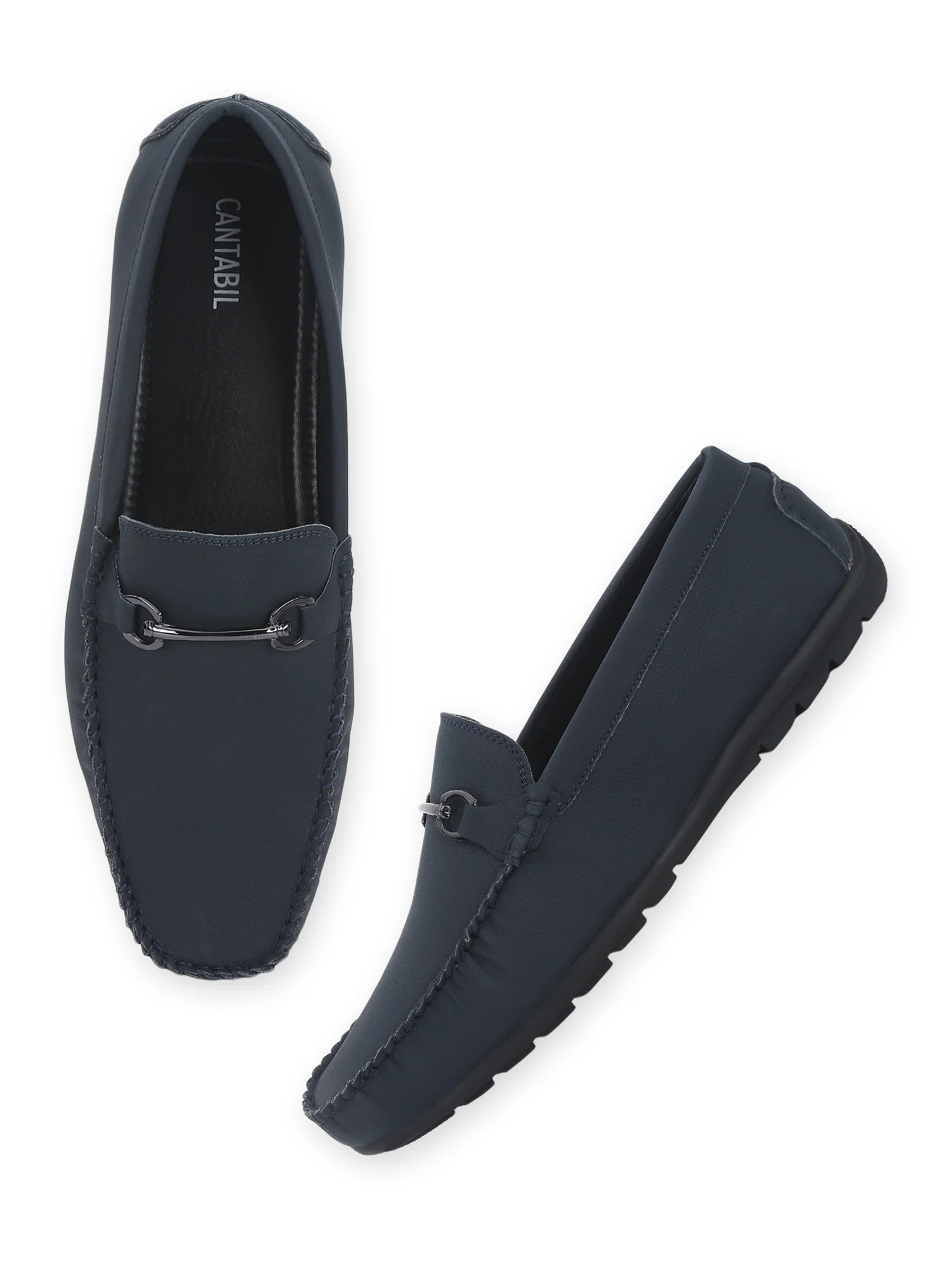 Casual Loafers Shoes for Men | Lightweight & Comfortable with Cushioned Insole PU Upper TPR Sole Slip on Closure - Image 4
