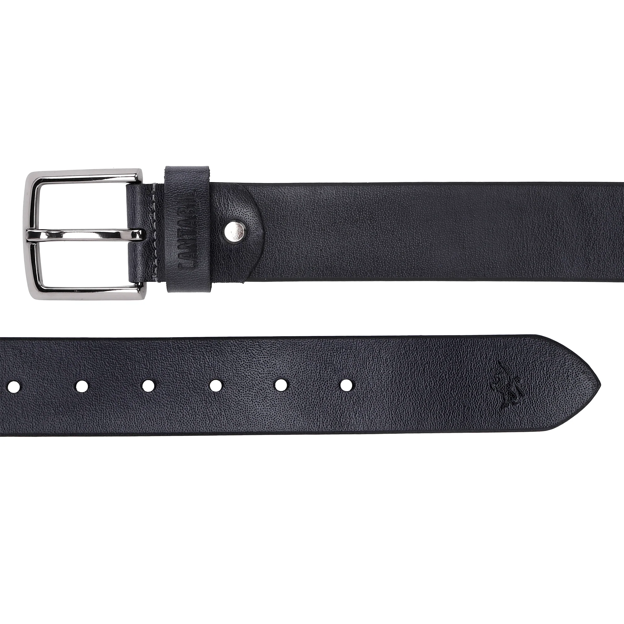Men's Black Casual Single Side Belt - Image 4