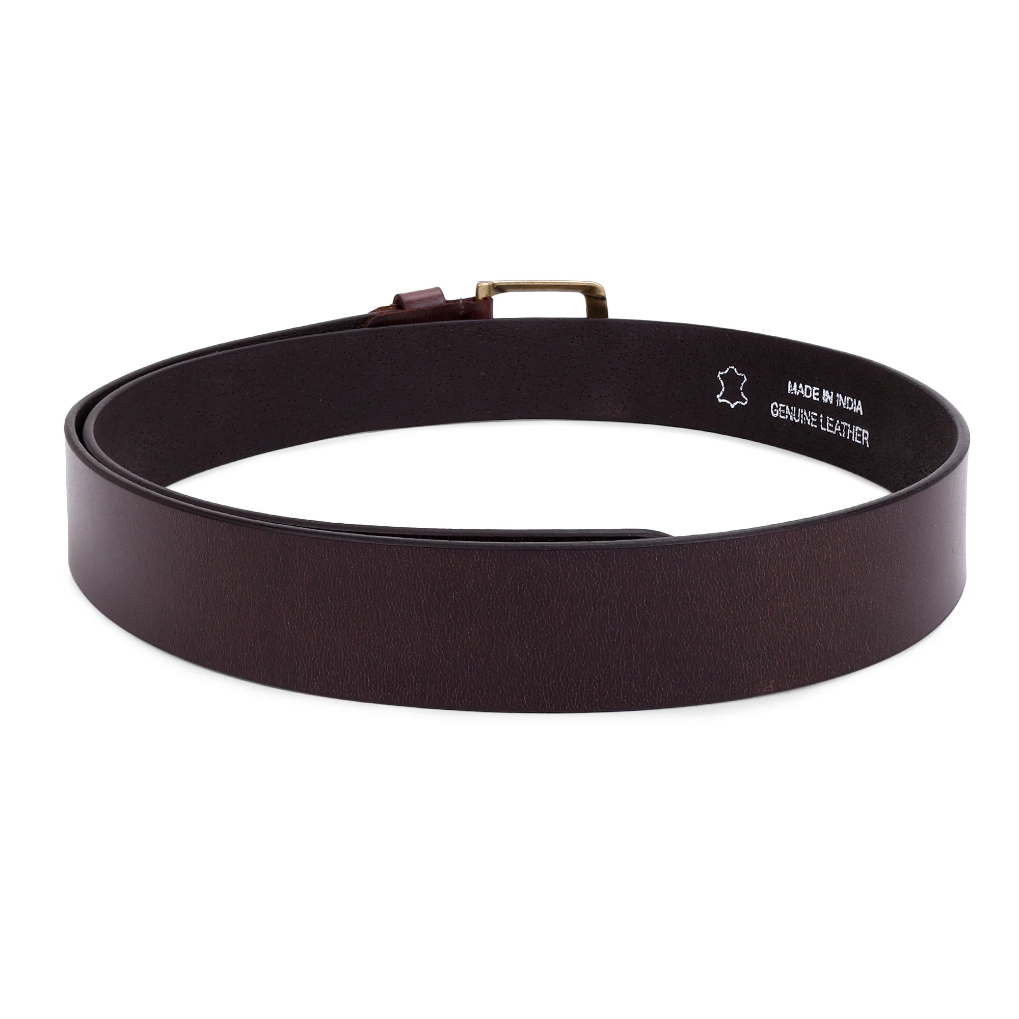Men's Brown Casual Single Side Belt - Image 3