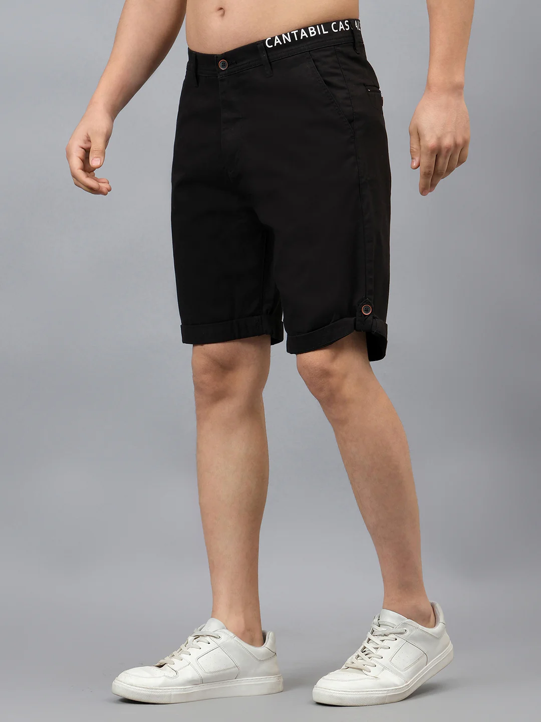 Cantabil Men's Solid Multi Colour Casual Bermuda - Image 3