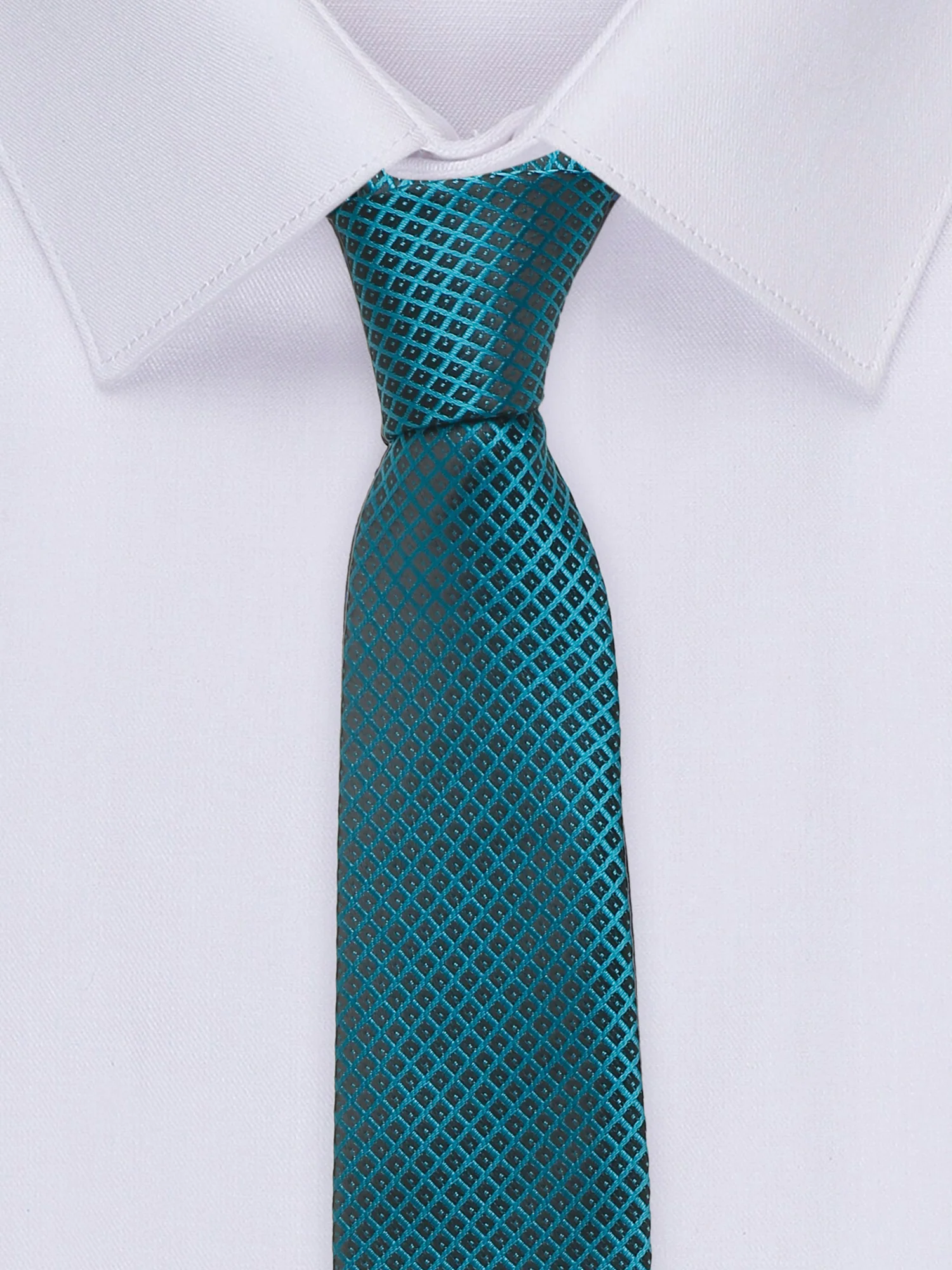 Men's Turquoise Fashion Broad Tie - Image 2